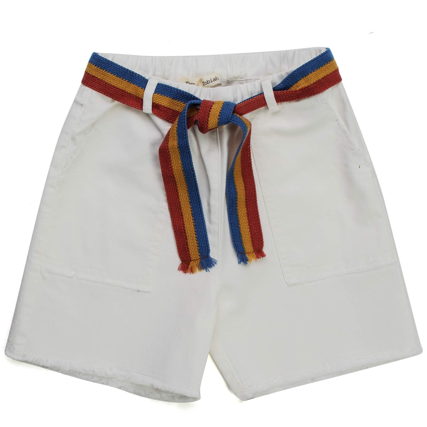 SHORTS BIANCHI CON CINTURA BAMBINA - annameglio.com abbigliamento moda