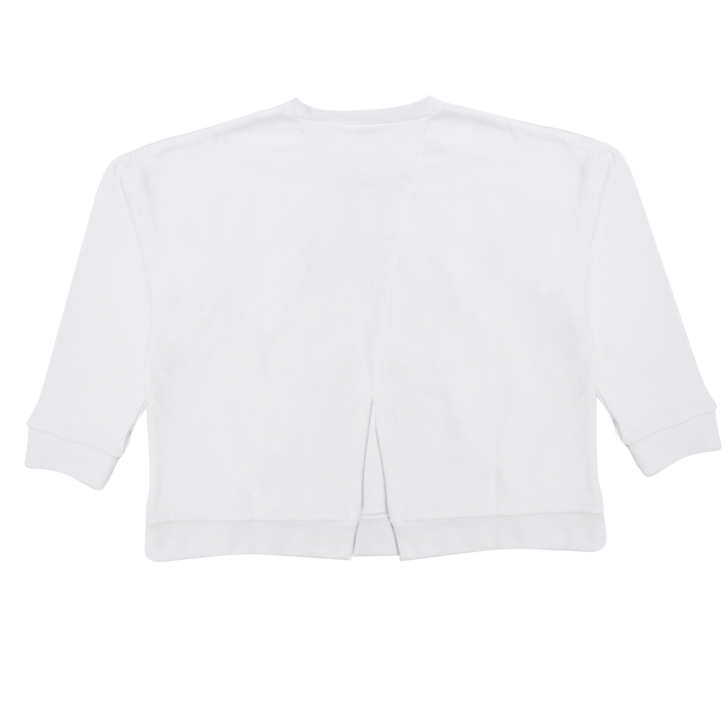 FELPA BIANCA BAMBINA E TEENAGER - annameglio.com abbigliamento moda