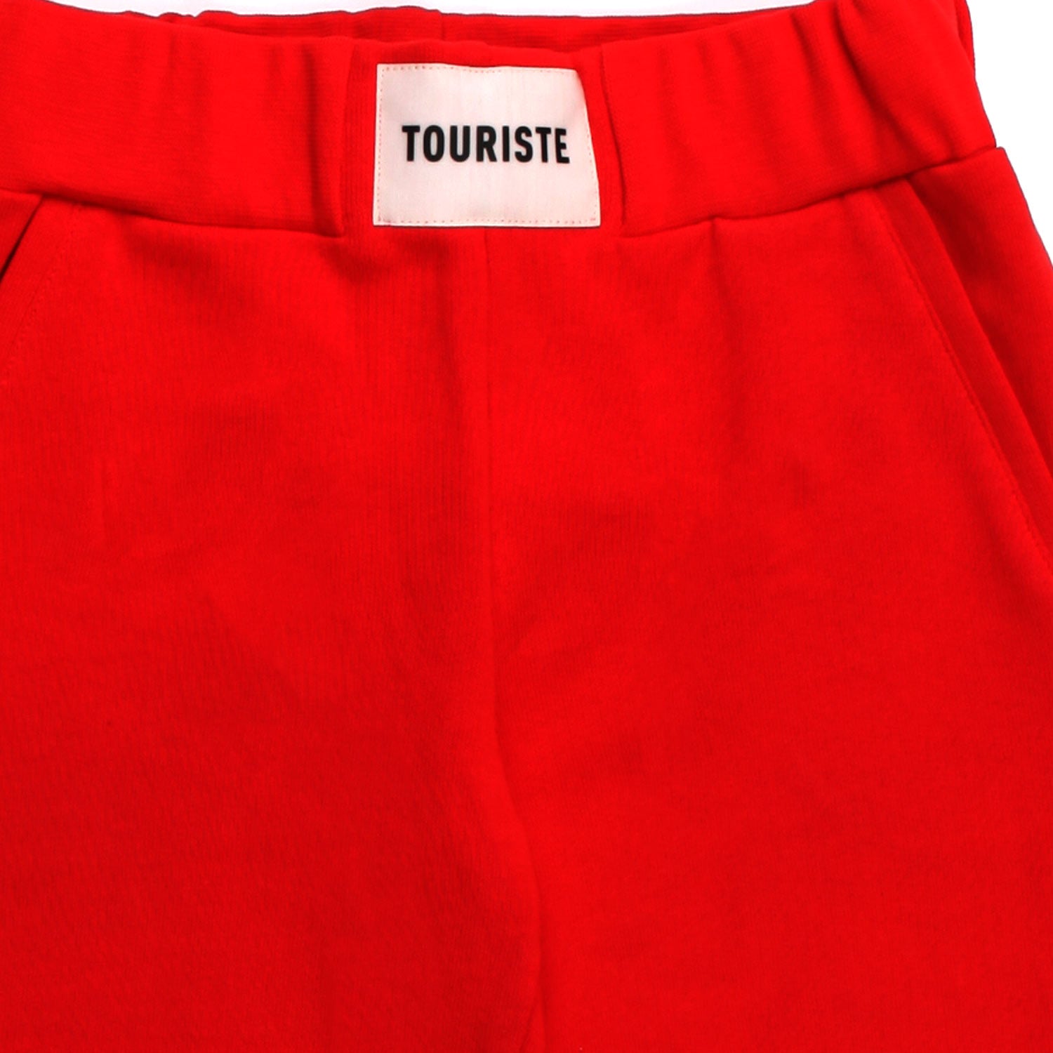 PANTALONE ROSSO COTONE BAMBINA - annameglio.com abbigliamento moda