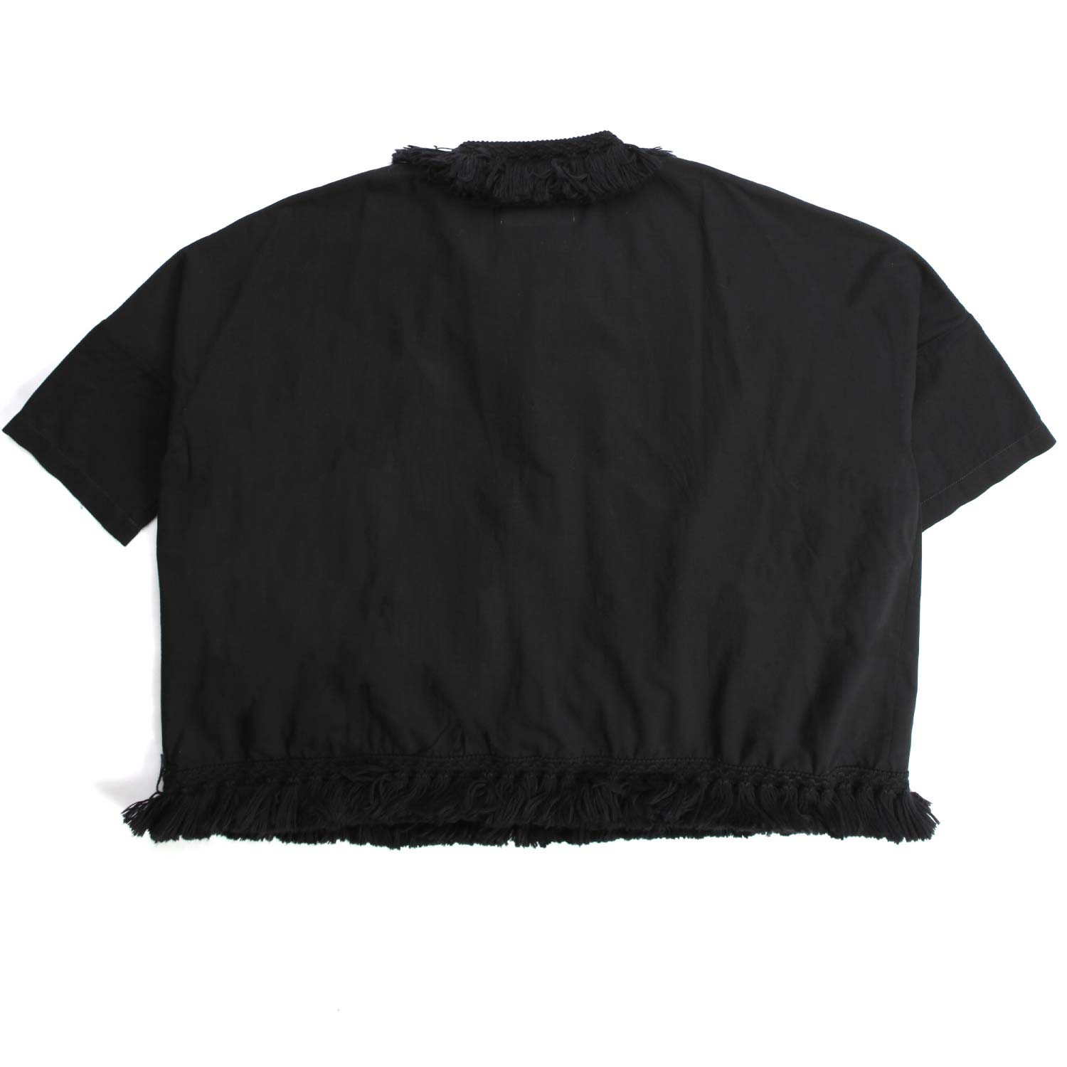 BLUSA NERA COTONE BAMBINA TEEN - annameglio.com abbigliamento moda