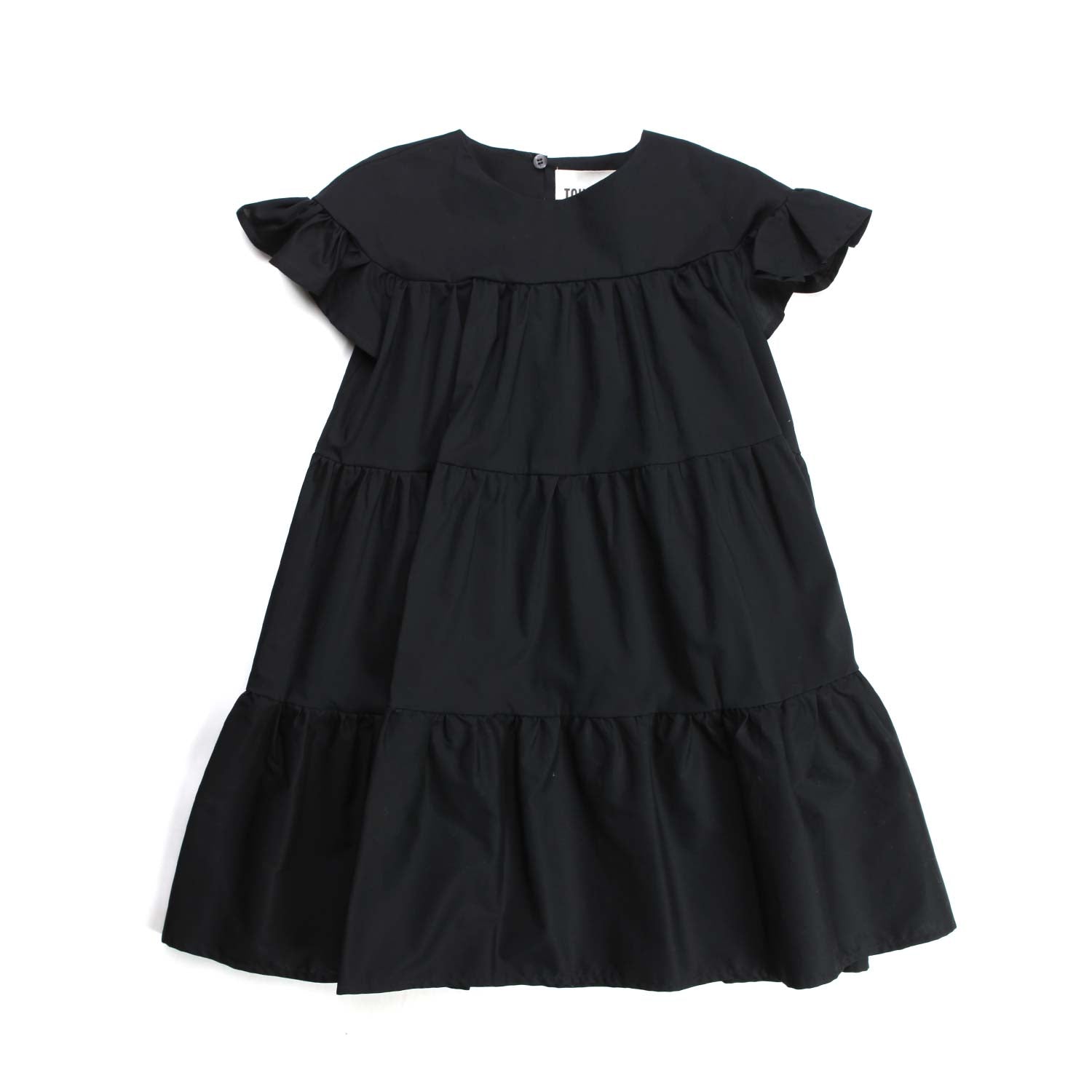 ABITO NERO COTONE GIRL BAMBINA - annameglio.com abbigliamento moda