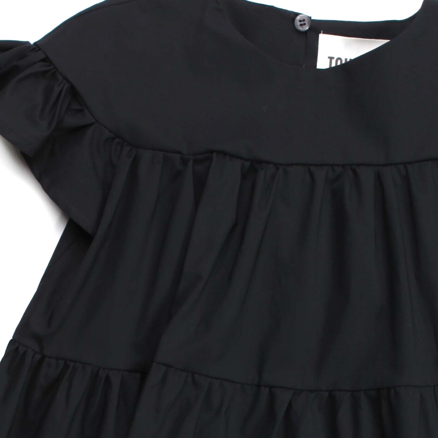 ABITO NERO COTONE GIRL BAMBINA - annameglio.com abbigliamento moda