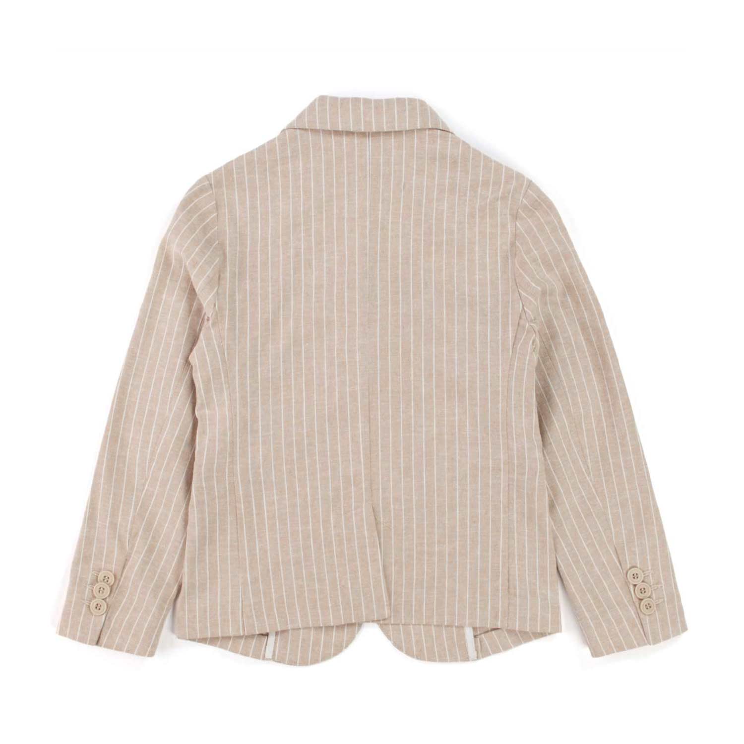 GIACCA BEIGE A RIGHE BOY - annameglio.com abbigliamento moda