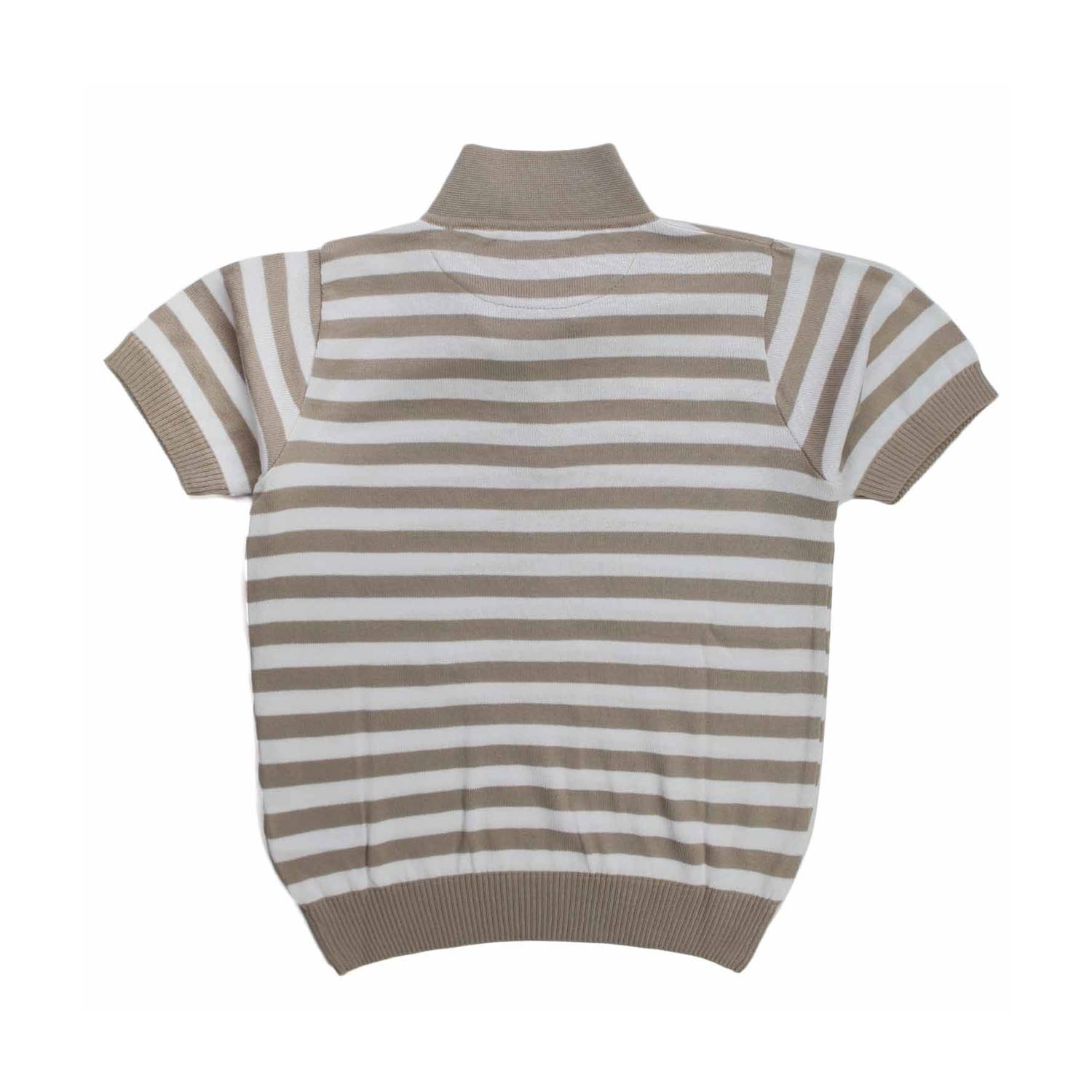 POLO BRAULIO A RIGHE SABBIA BAMBINO - annameglio.com abbigliamento moda