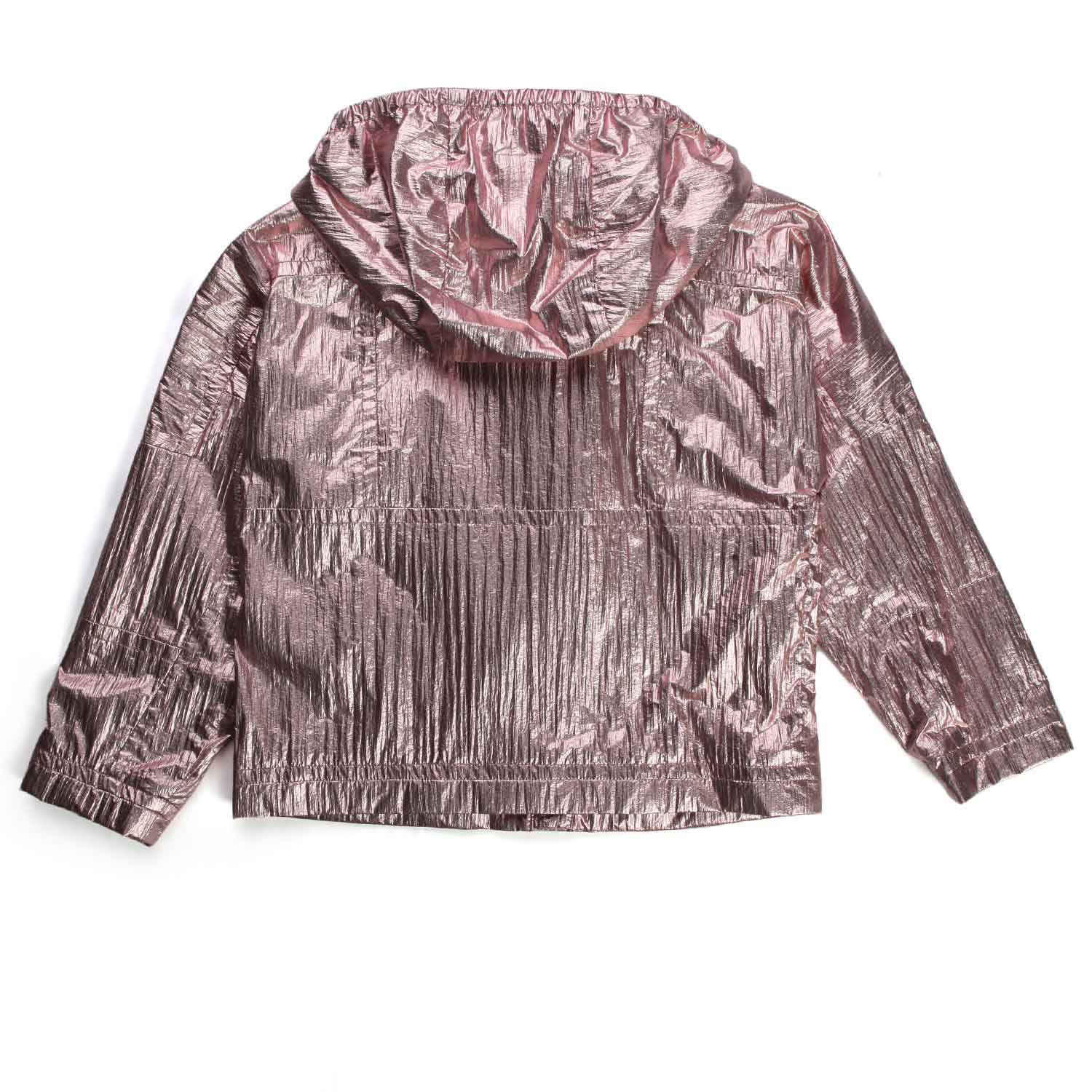 Giacca impermeabile metal rosa - annameglio.com abbigliamento moda