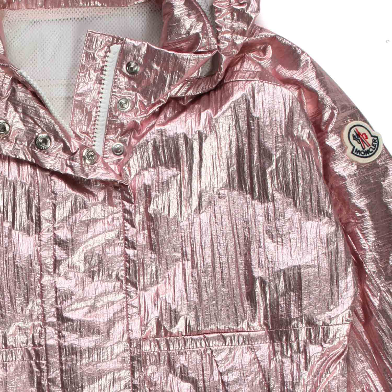 Giacca impermeabile metal rosa - annameglio.com abbigliamento moda