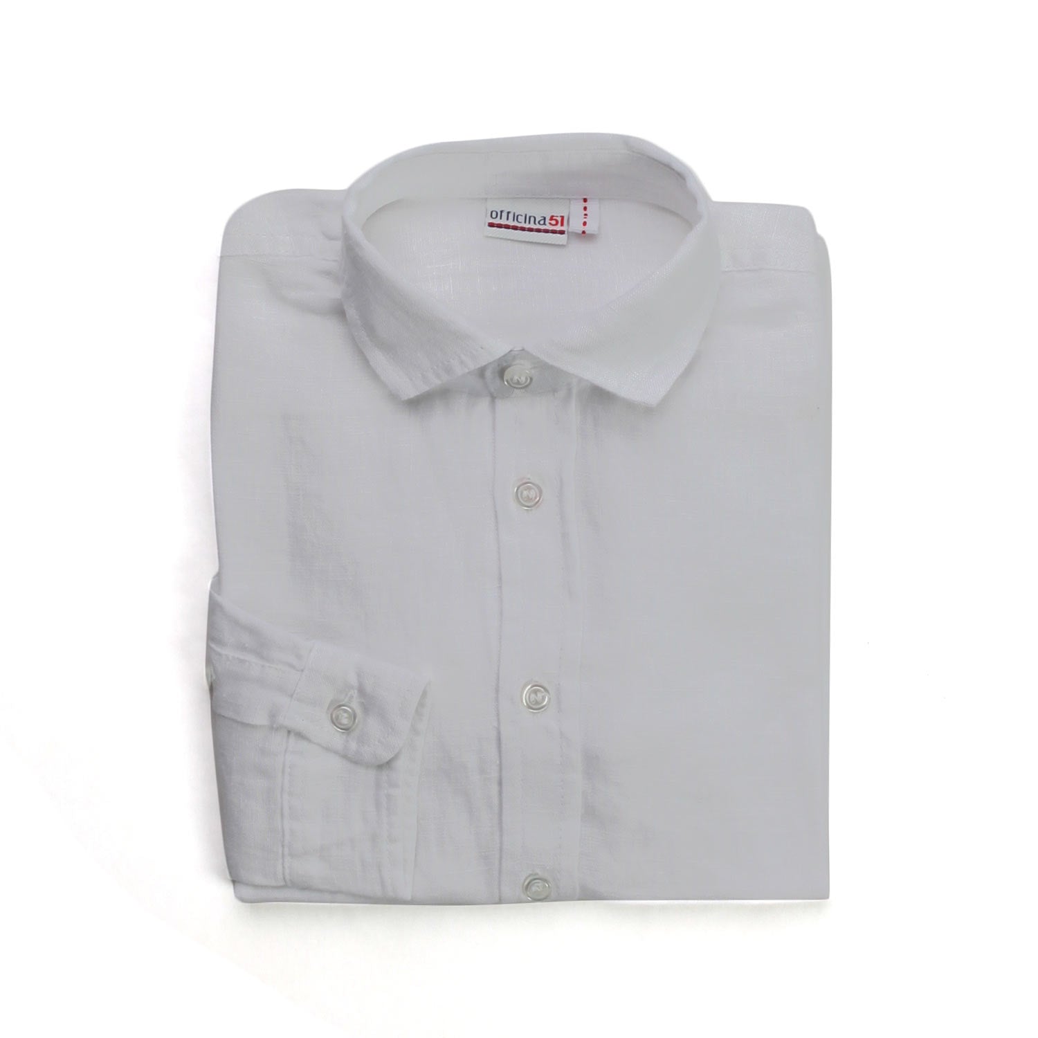 CAMICIA DI LINO BIANCA BAMBINO - annameglio.com abbigliamento moda