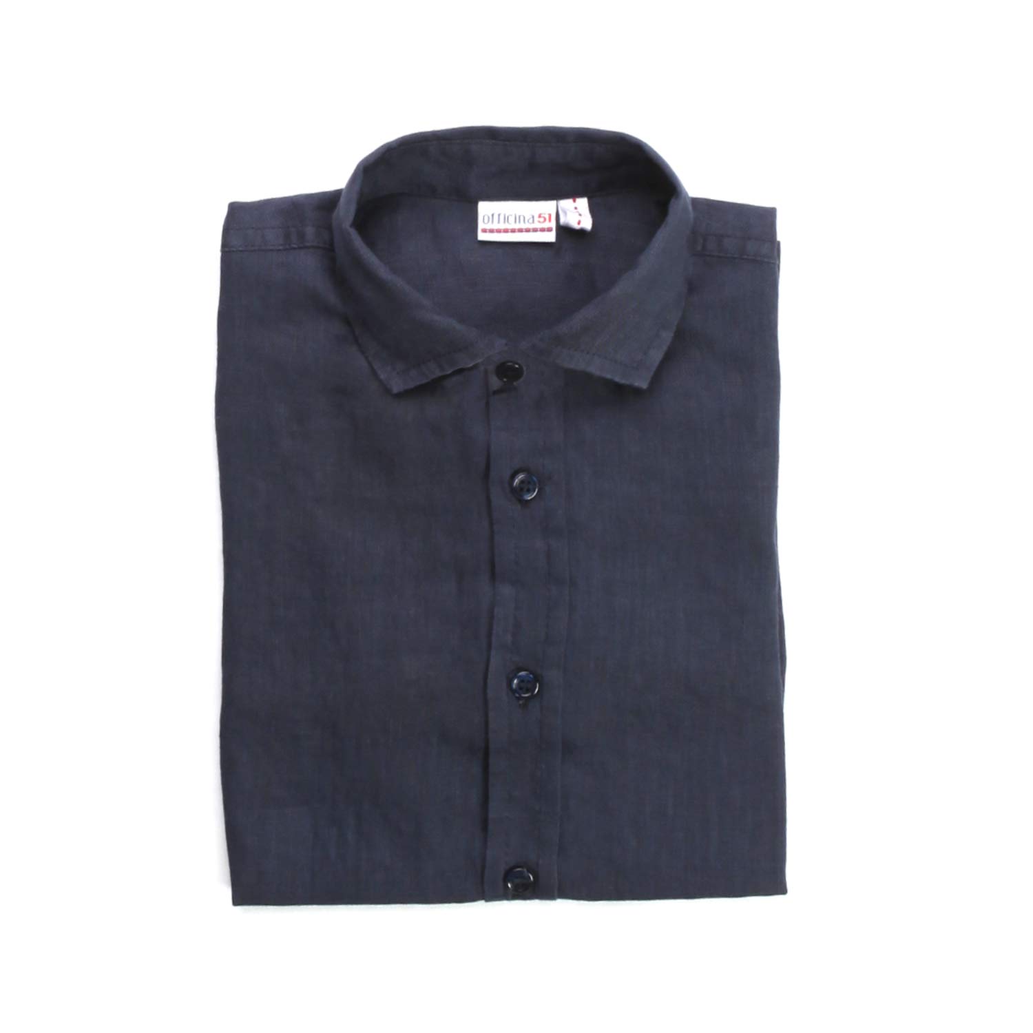 CAMICIA DI LINO BLU BAMBINO - annameglio.com abbigliamento moda