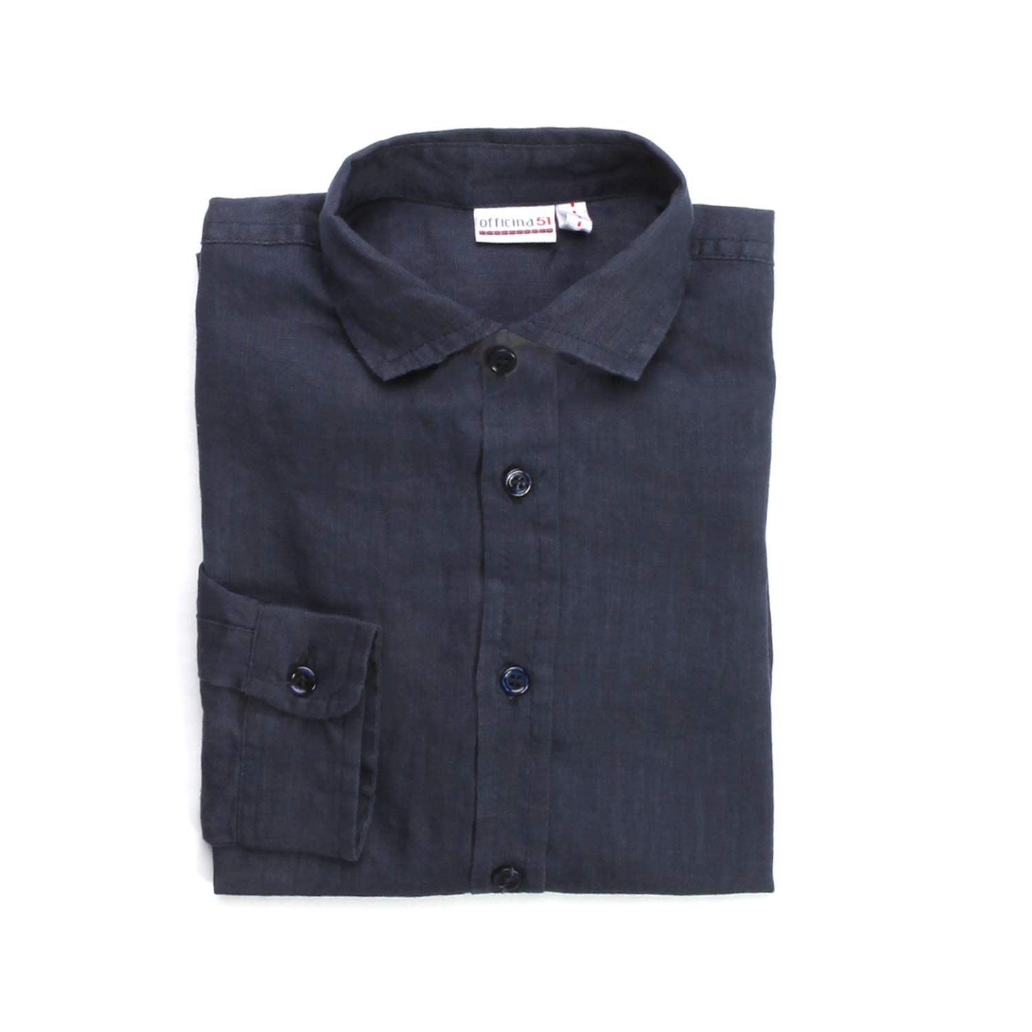 CAMICIA DI LINO BLU BAMBINO - annameglio.com abbigliamento moda