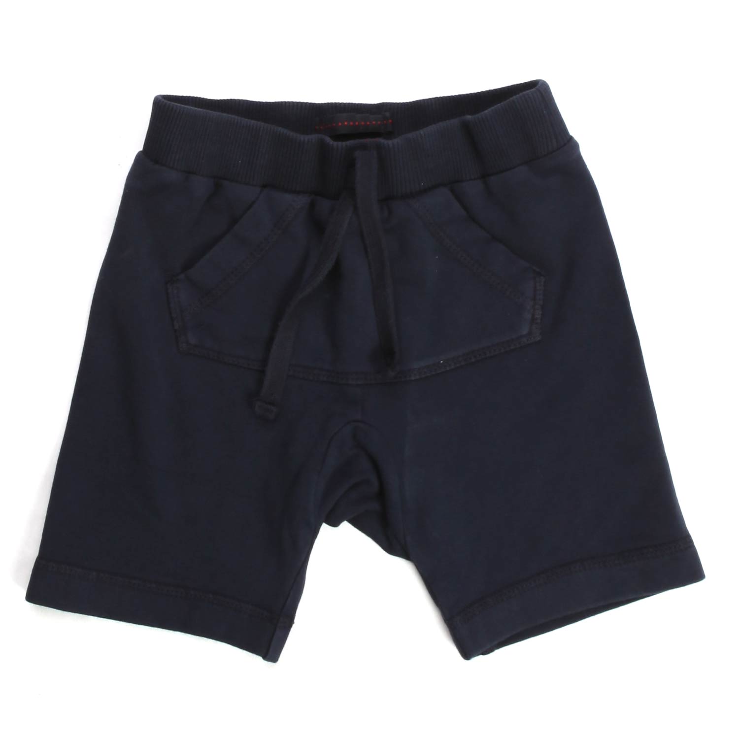 BERMUDA BLU SCURO CON COULISSE BIMBO E BAMBINO - annameglio.com abbigliamento moda