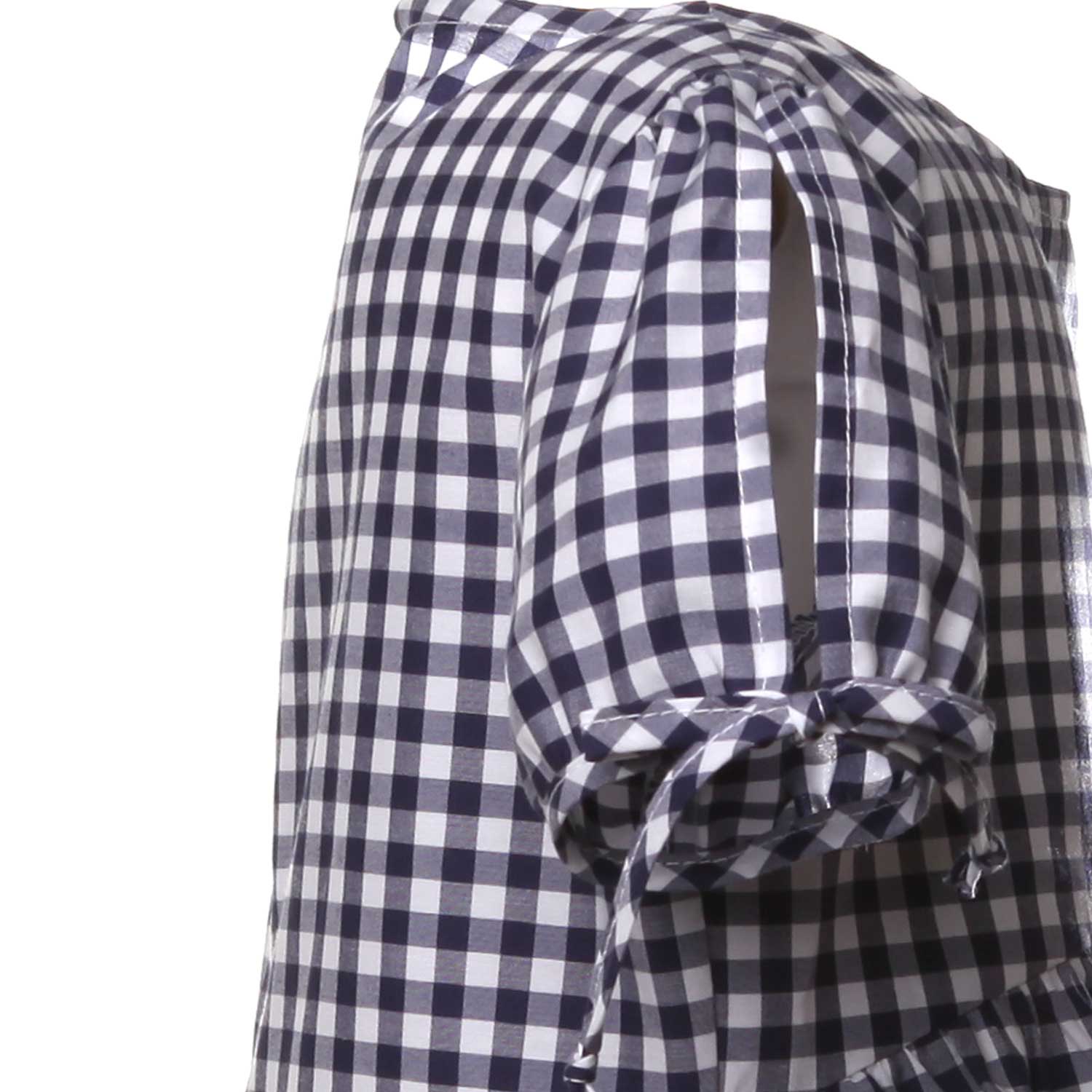 ABITO BIANCO E BLU A QUADRETTI BAMBINA - annameglio.com abbigliamento moda