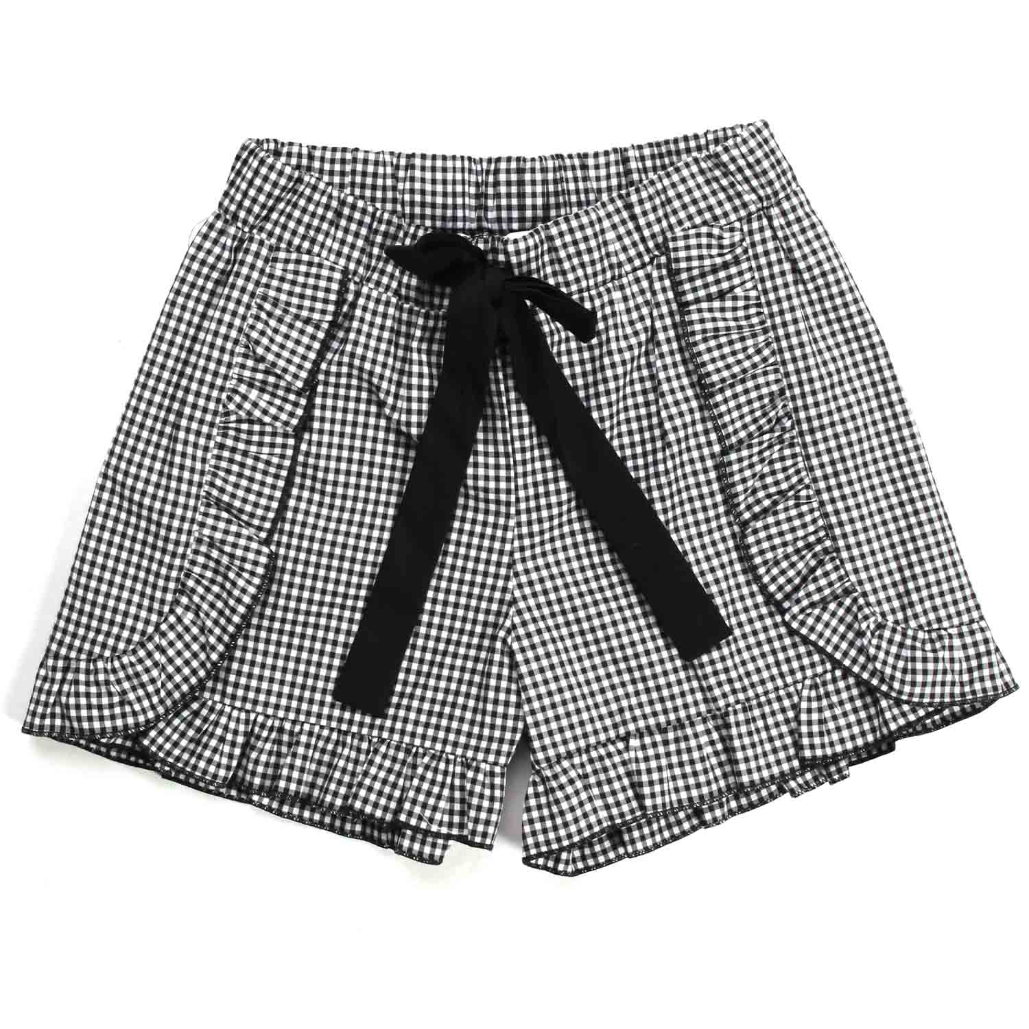 SHORTS FANTASIA VICHY BAMBINA - annameglio.com abbigliamento moda