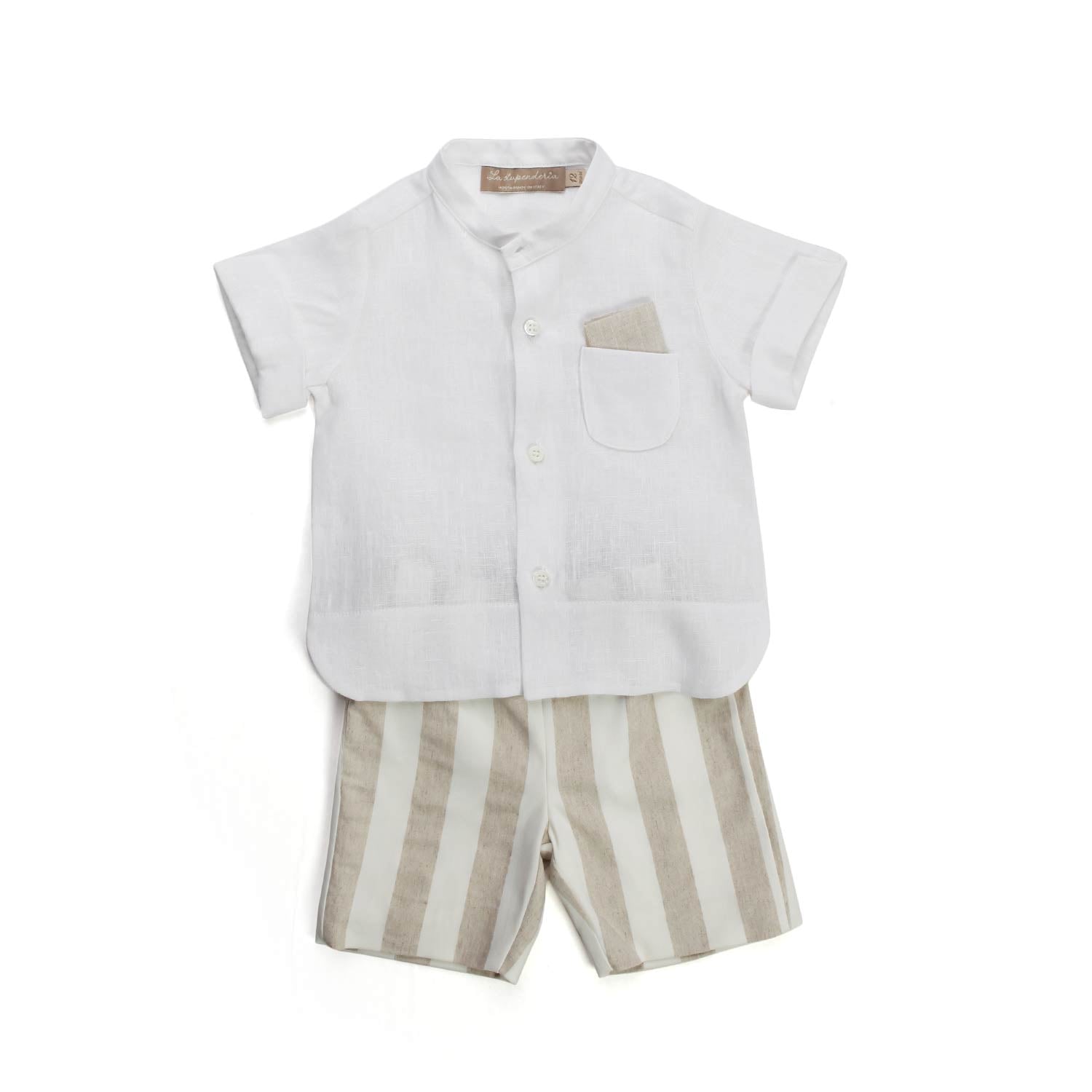 COMPLETO IN LINO BIMBO - annameglio.com abbigliamento moda