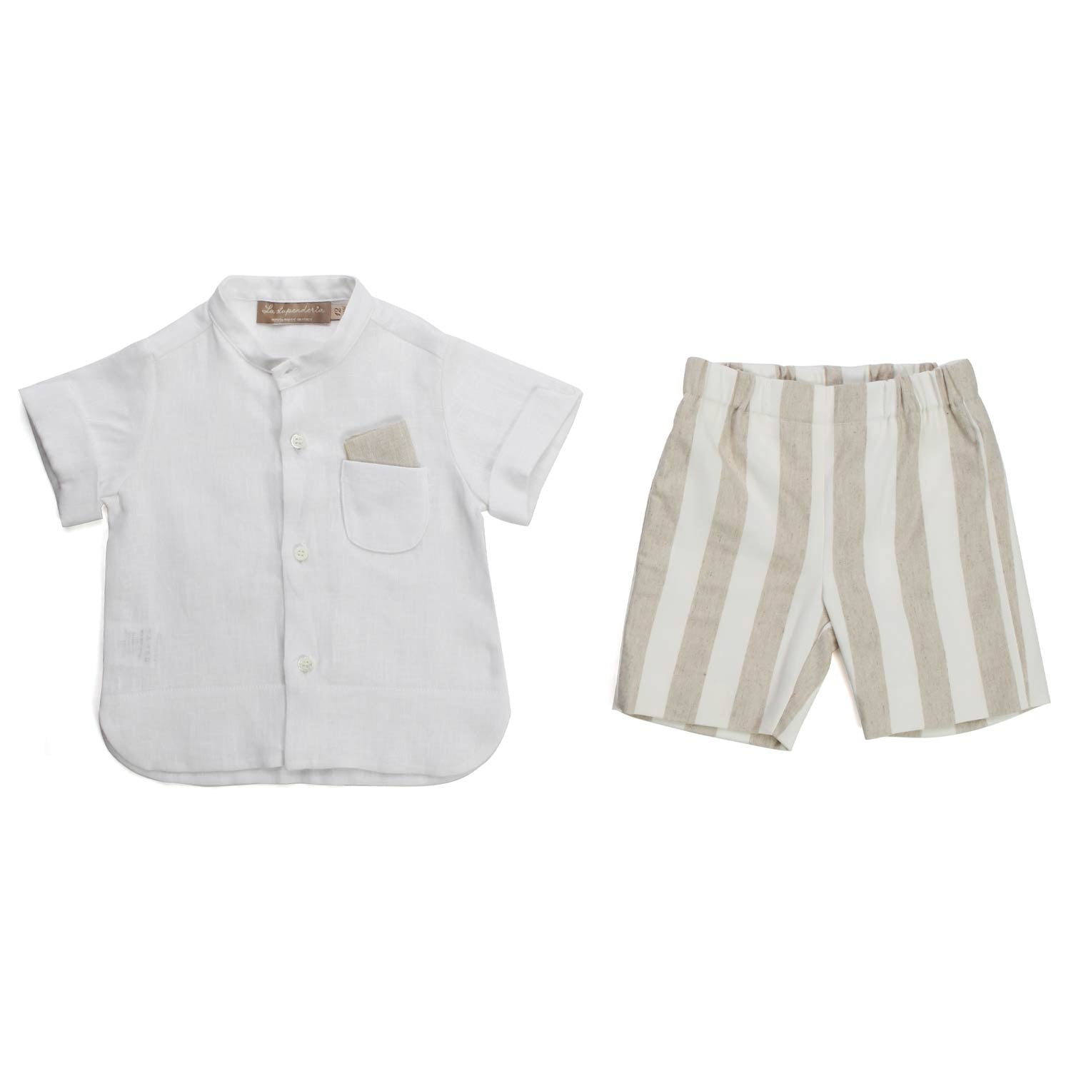 COMPLETO IN LINO BIMBO - annameglio.com abbigliamento moda