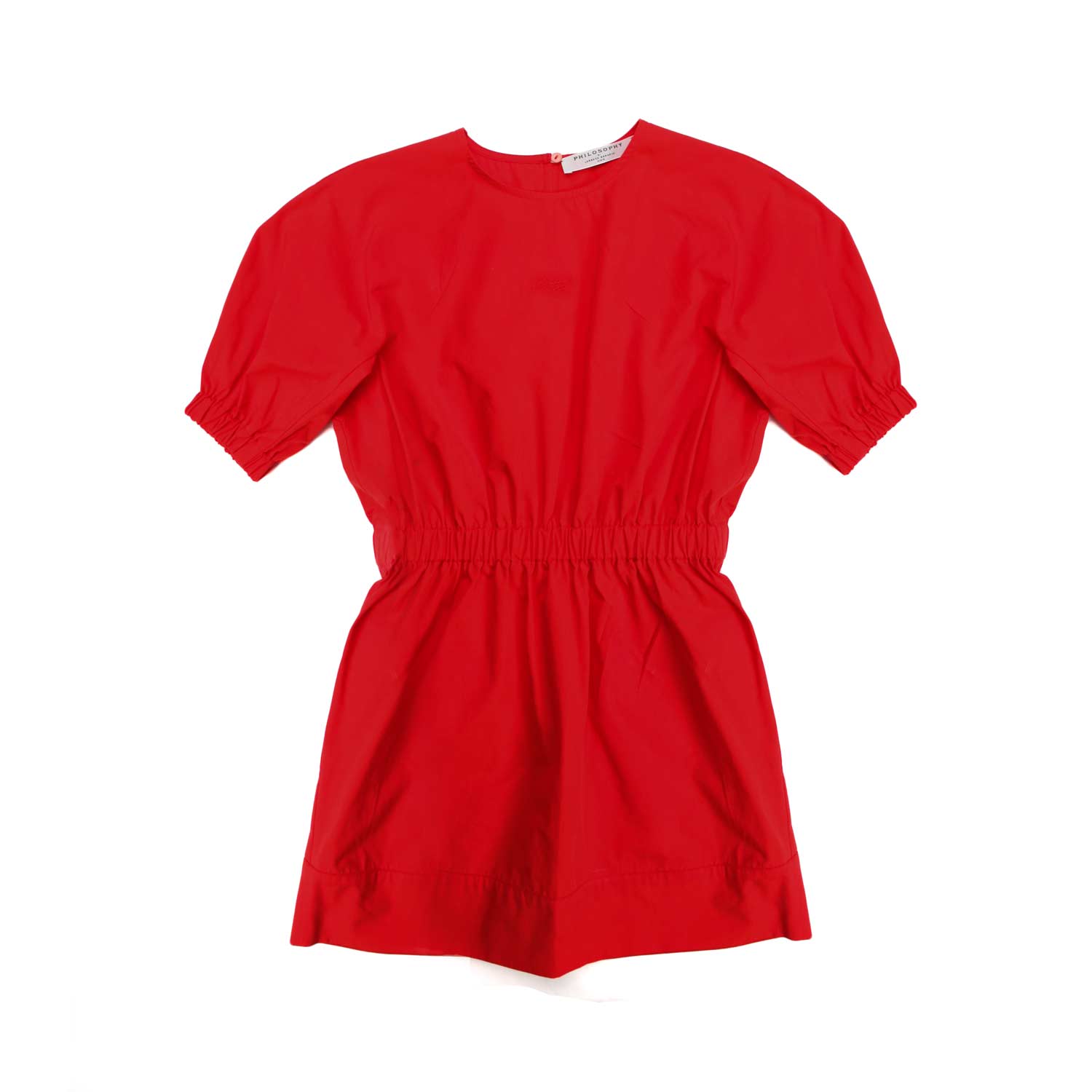 ABITO ROSSO COTONE BAMBINA TEEN - annameglio.com abbigliamento moda