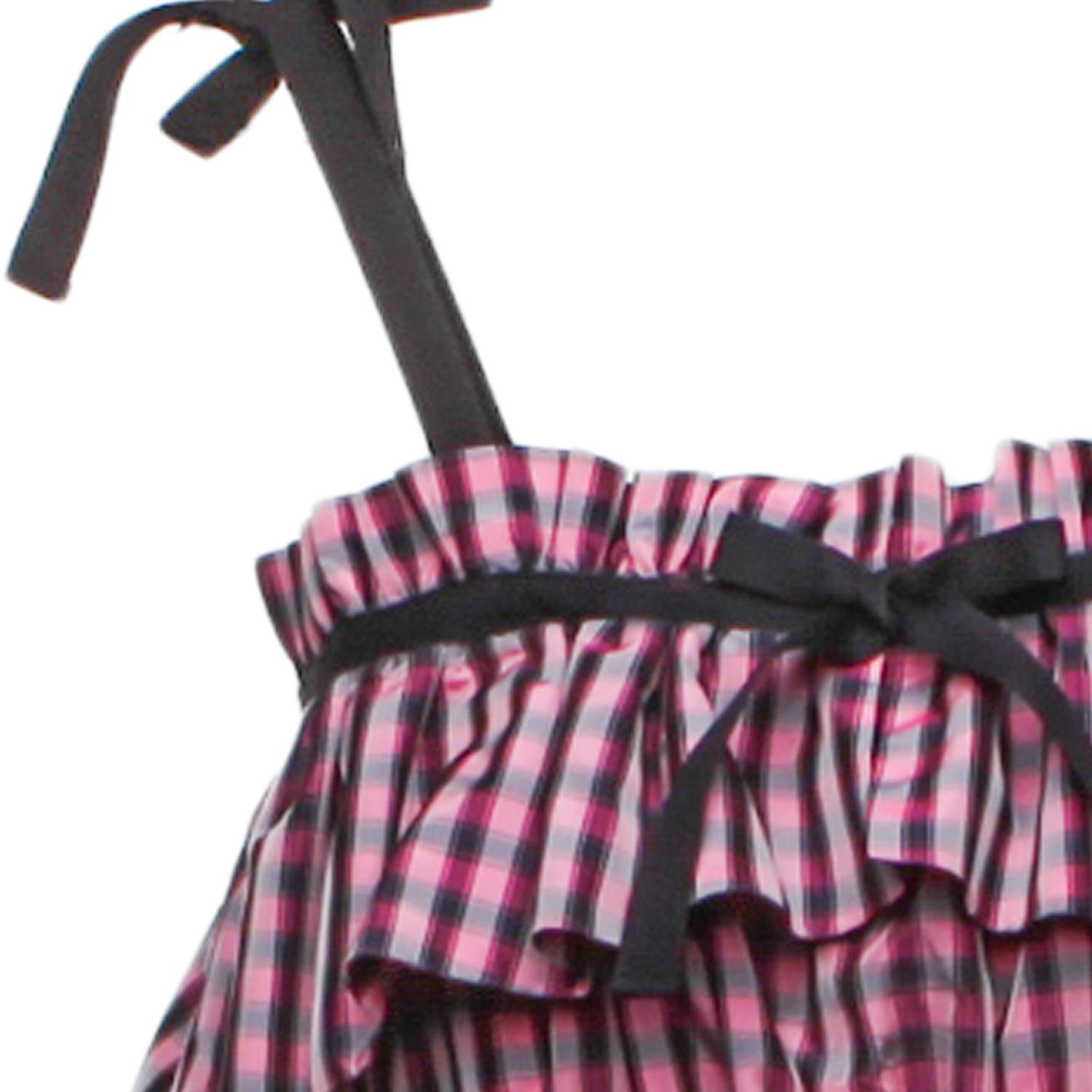 ABITO FUCSIA NERO GIRL - annameglio.com abbigliamento moda