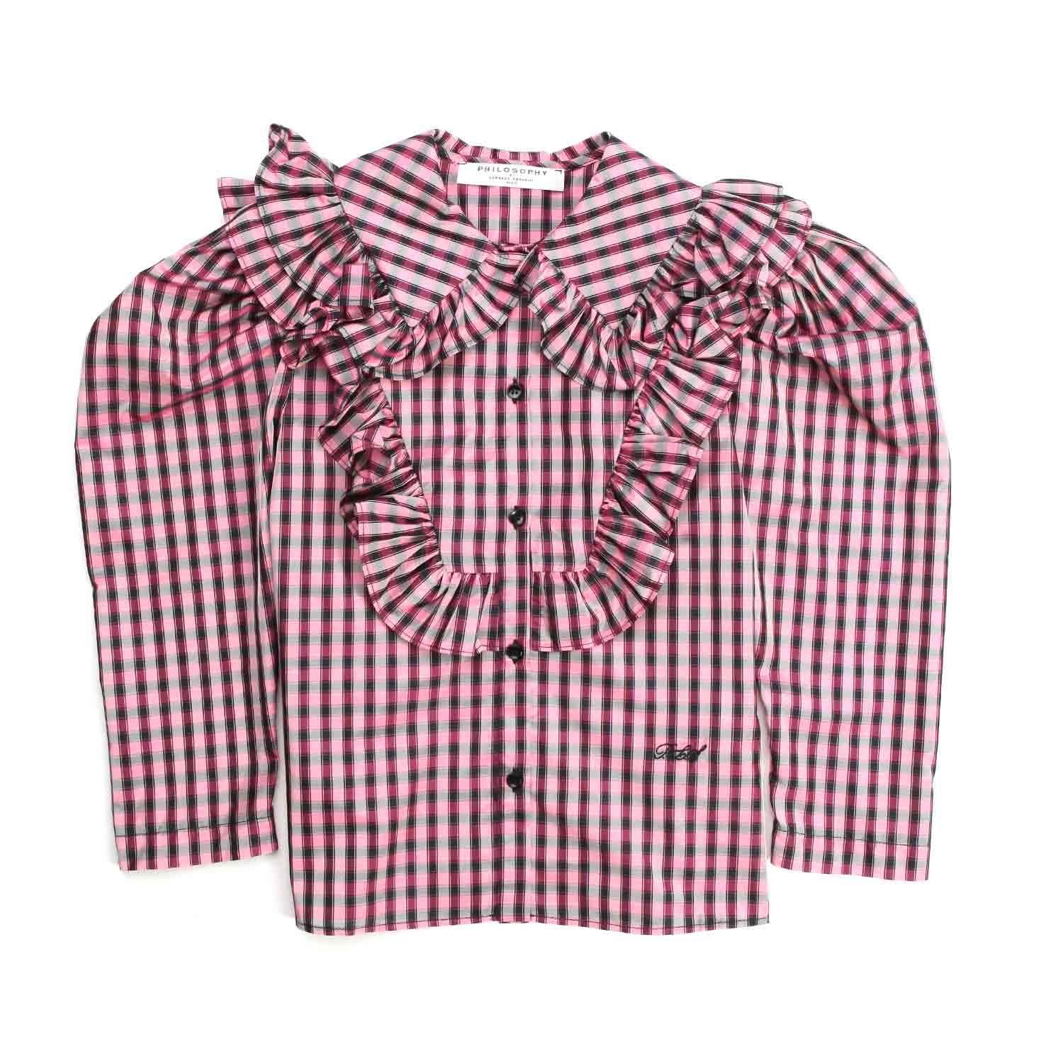 CAMICIA RUCHES BAMBINA GIRL - annameglio.com abbigliamento moda