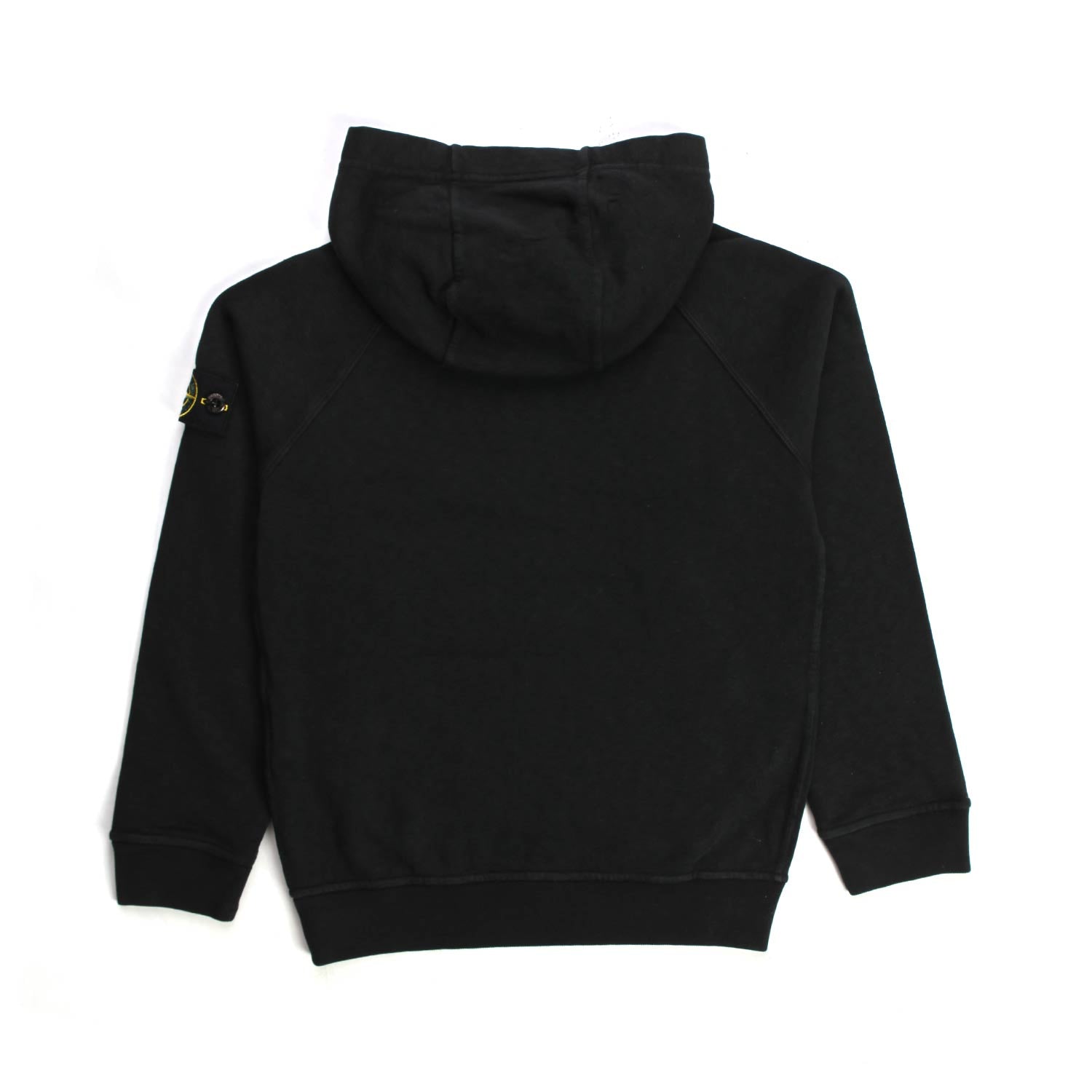 FELPA NERA BOY CON CAPPUCCIO - annameglio.com abbigliamento moda