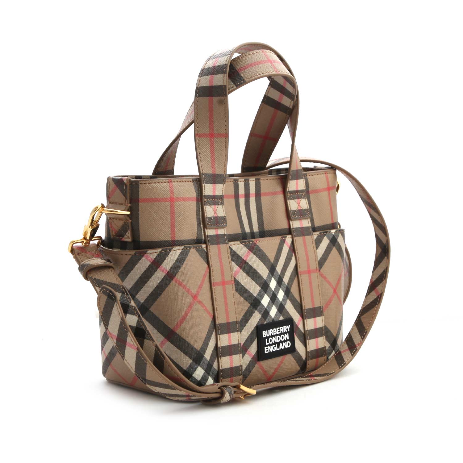 Tote in e-canvas Vintage check - annameglio.com abbigliamento moda