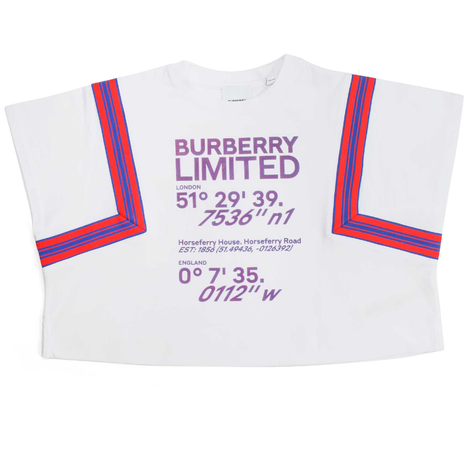 TOP BIANCO E VIOLA BAMBINA E TEENAGER - annameglio.com abbigliamento moda