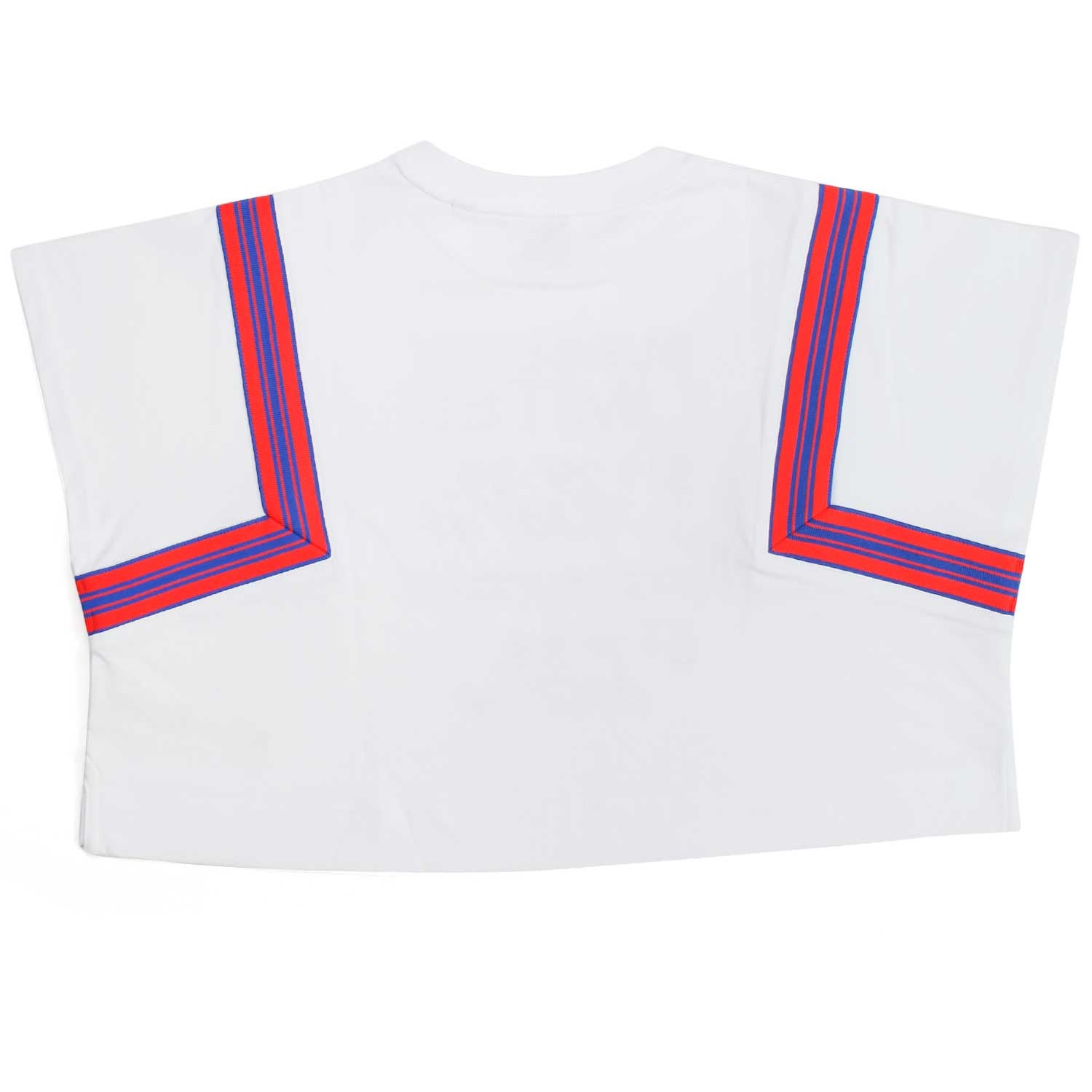 TOP BIANCO E VIOLA BAMBINA E TEENAGER - annameglio.com abbigliamento moda