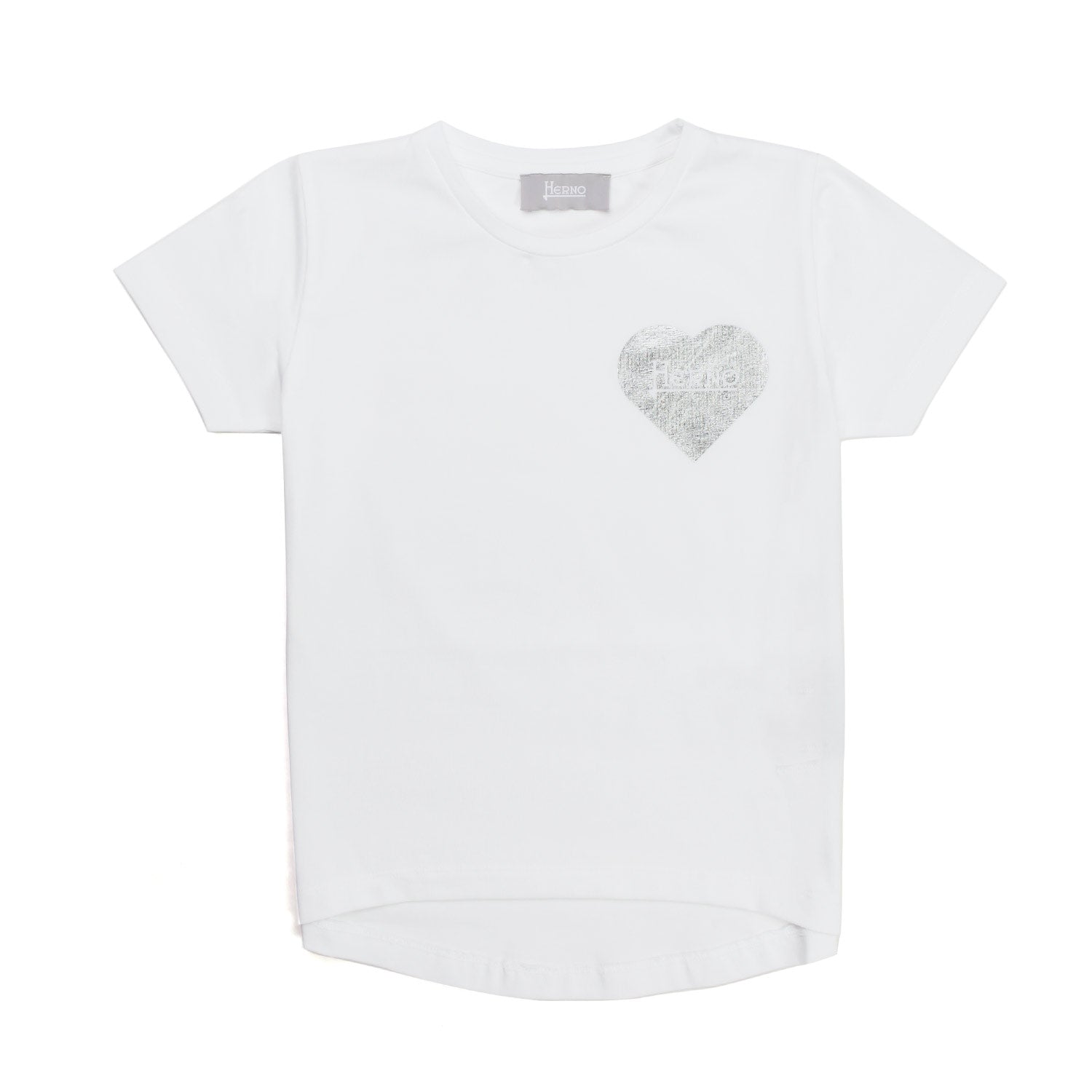 T-SHIRT CUORE ARGENTO GIRL - annameglio.com abbigliamento moda