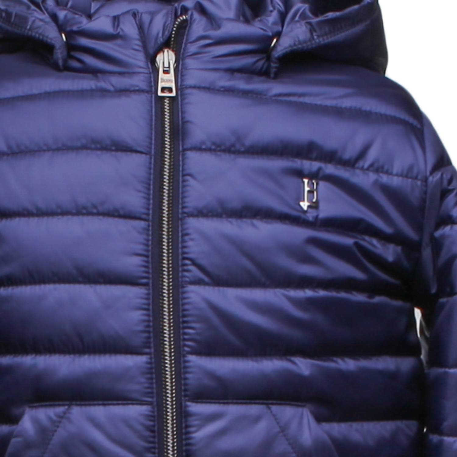 PIUMINO BLU BAMBINO CON CAPPUCCIO - annameglio.com abbigliamento moda