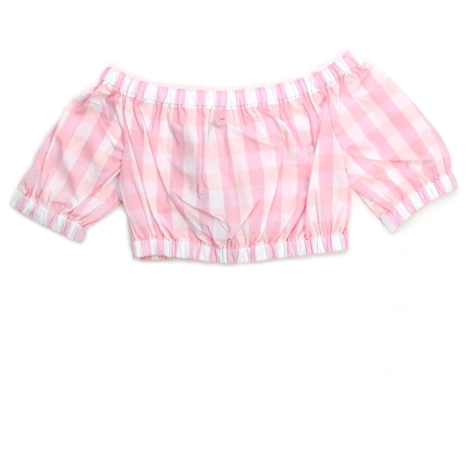 TOP ROSA A QUADRI BAMBINA TEEN - annameglio.com abbigliamento moda