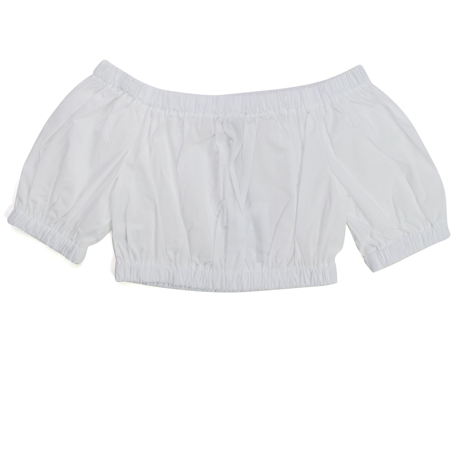TOP BIANCO CROPPED BAMBINA TEEN - annameglio.com abbigliamento moda