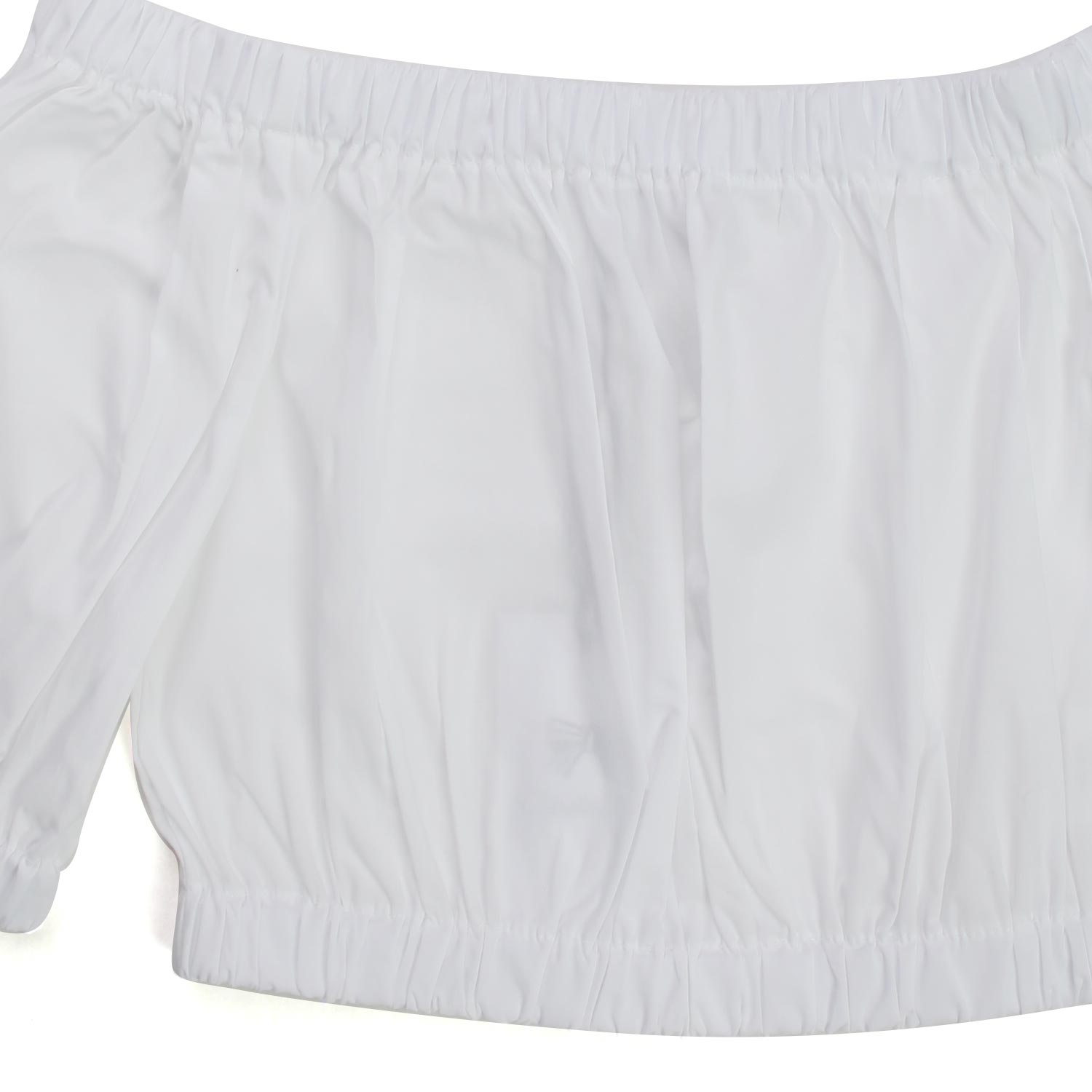 TOP BIANCO CROPPED BAMBINA TEEN - annameglio.com abbigliamento moda