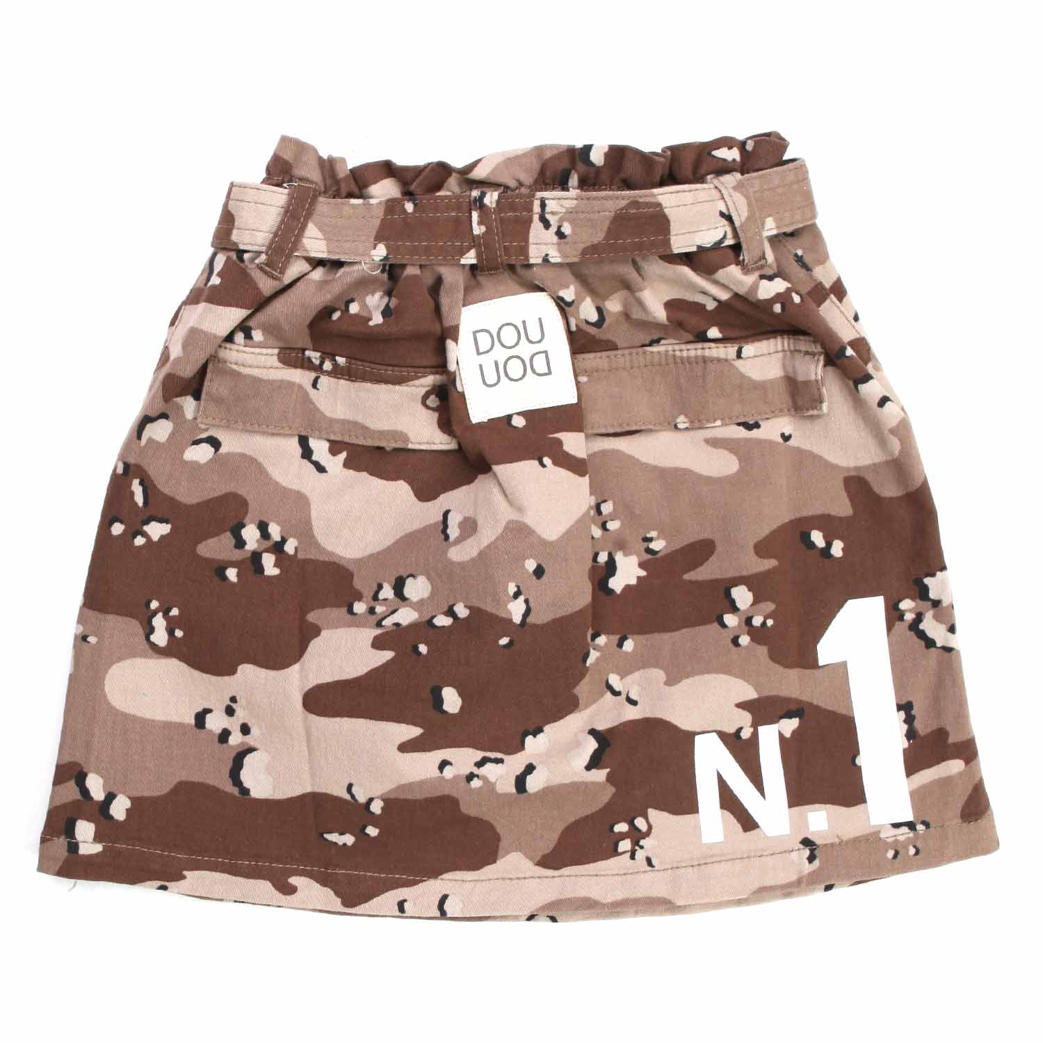GONNA CAMOUFLAGE FANGO BAMBINA E TEENAGER - annameglio.com abbigliamento moda