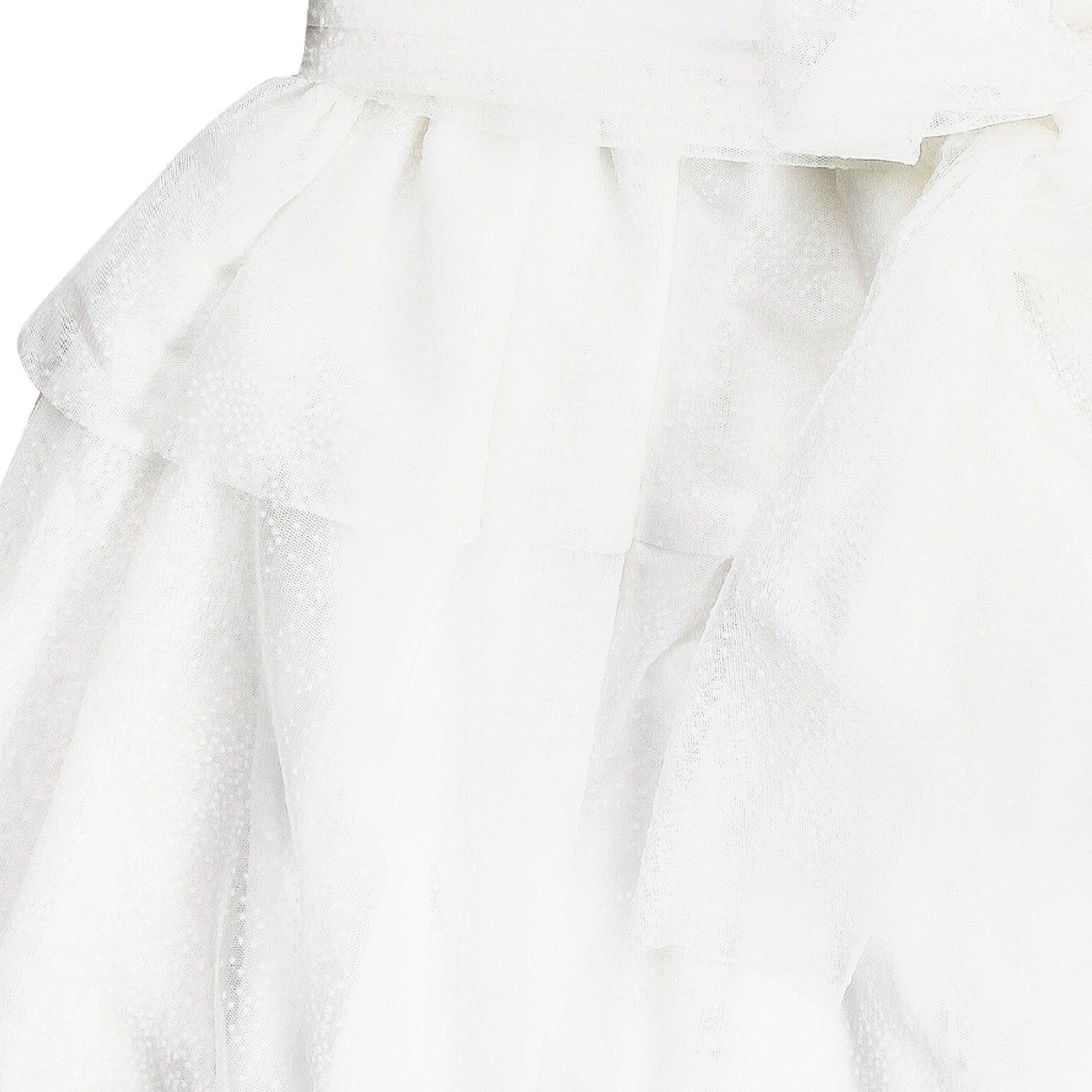 ABITO IN TULLE BIANCO BAMBINA E TEENAGER - annameglio.com abbigliamento moda