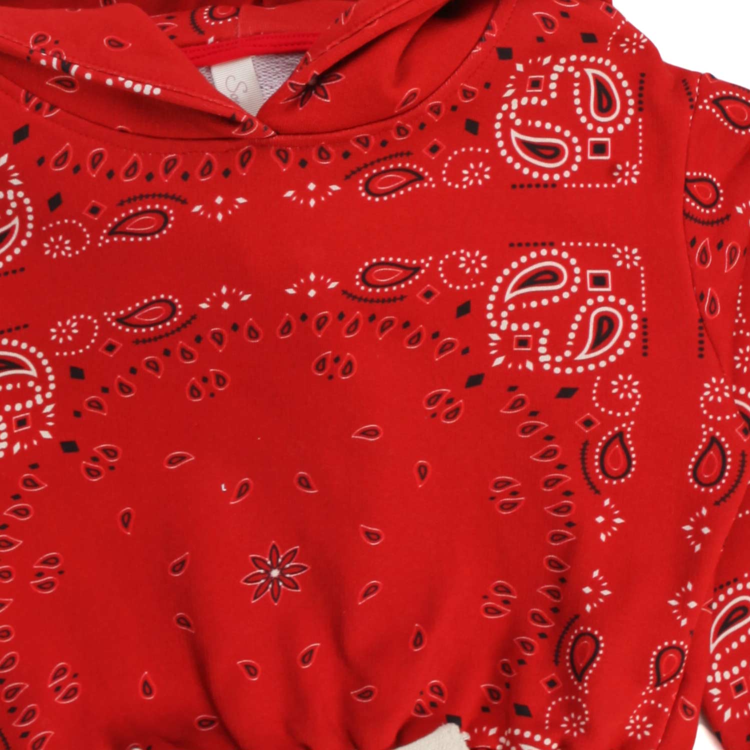 FELPA MANDALA ROSSA BAMBINA E TEENAGER - annameglio.com abbigliamento moda