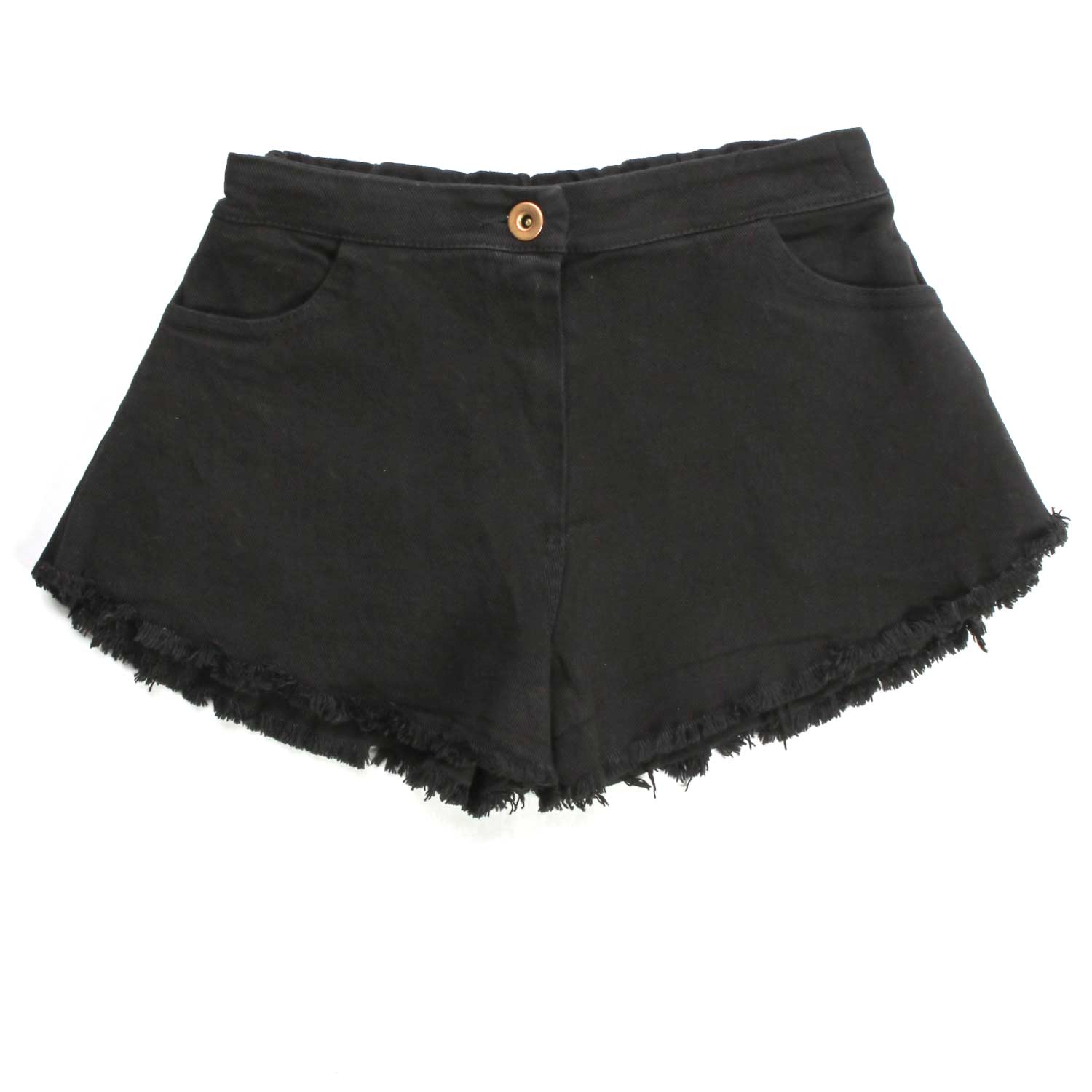 SHORTS NERI IN COTONE GIRL - annameglio.com abbigliamento moda
