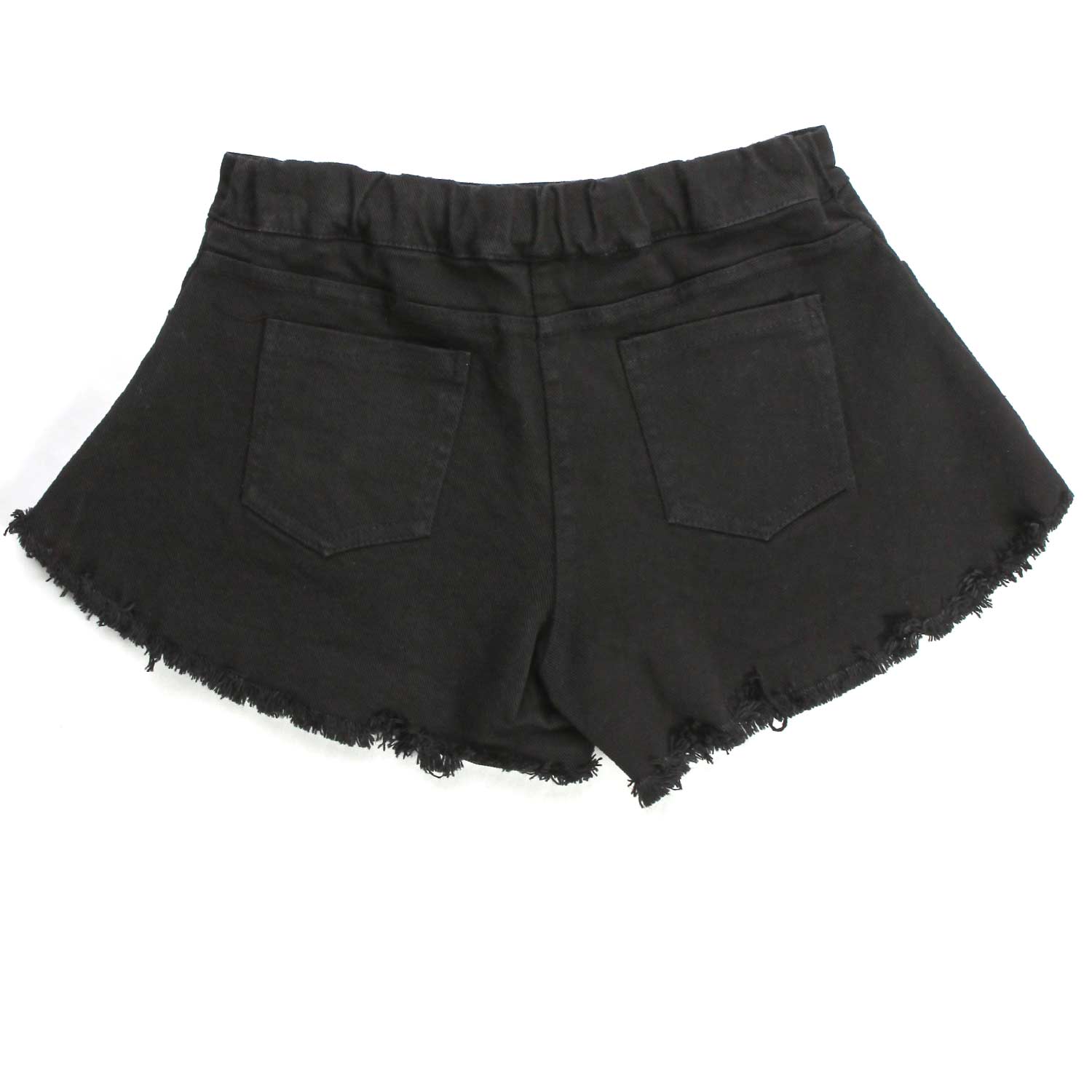 SHORTS NERI IN COTONE GIRL - annameglio.com abbigliamento moda