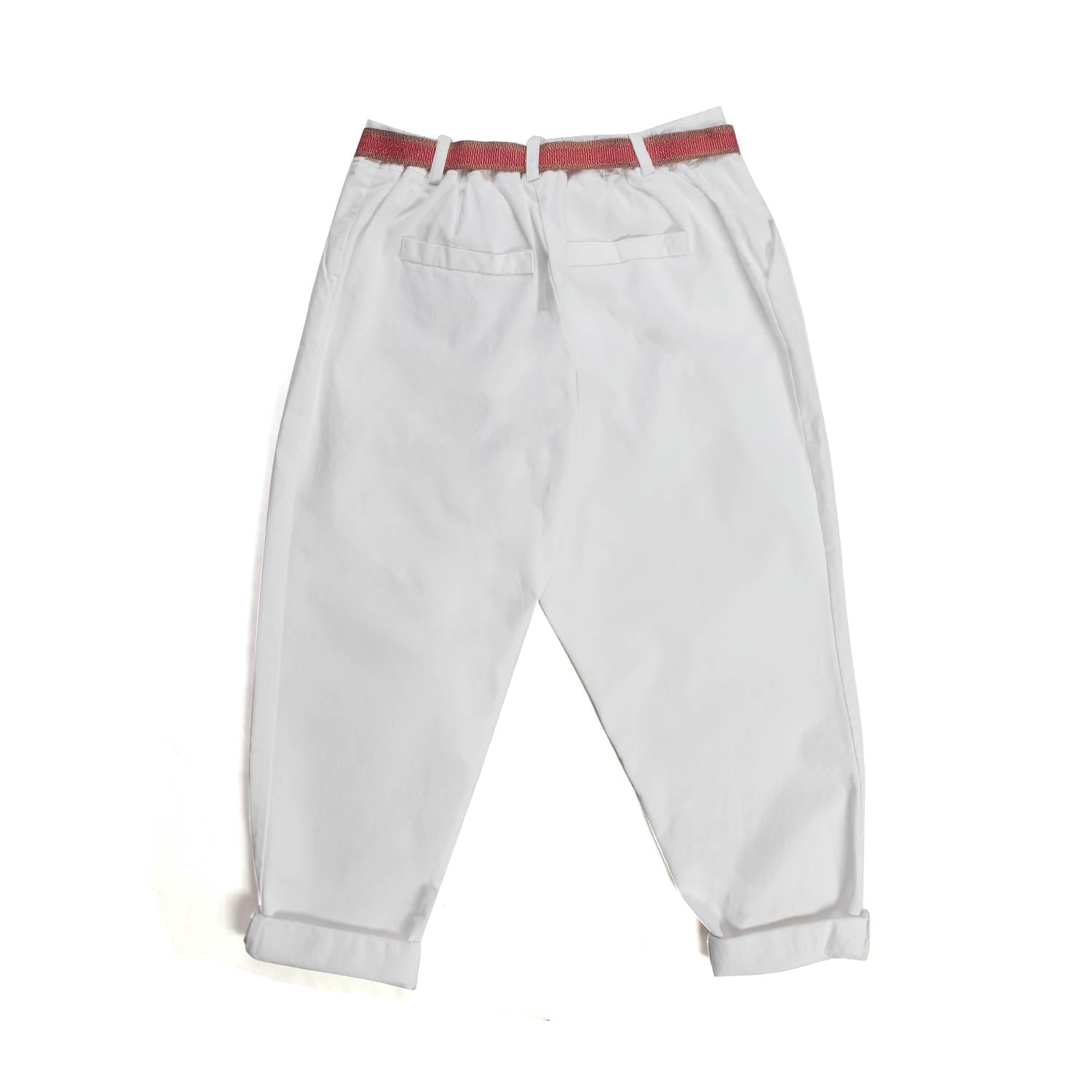 PANTALONE BIANCO LATTE BAMBINA E TEENAGER - annameglio.com abbigliamento moda