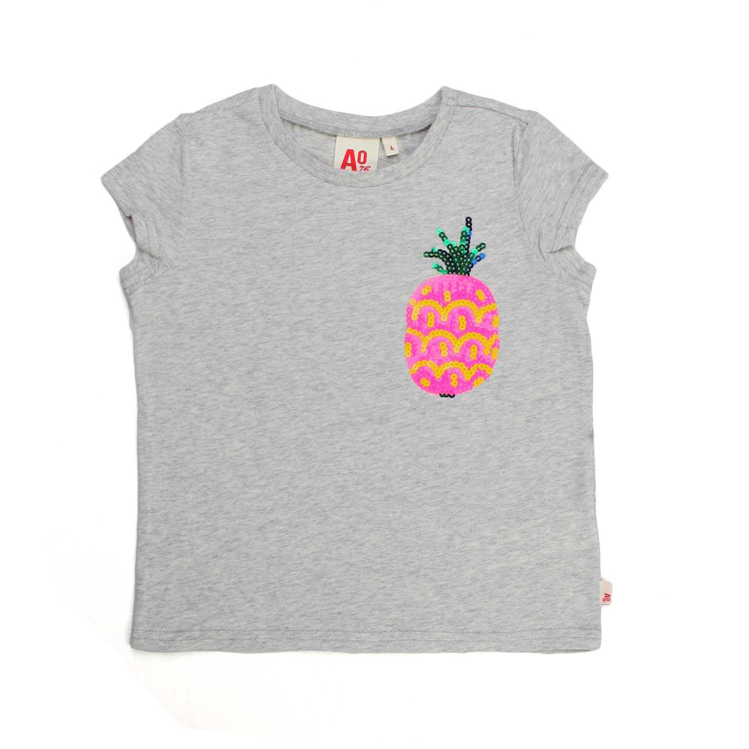T-SHIRT GRIGIO MELANGE BAMBINA E TEENAGER - annameglio.com abbigliamento moda