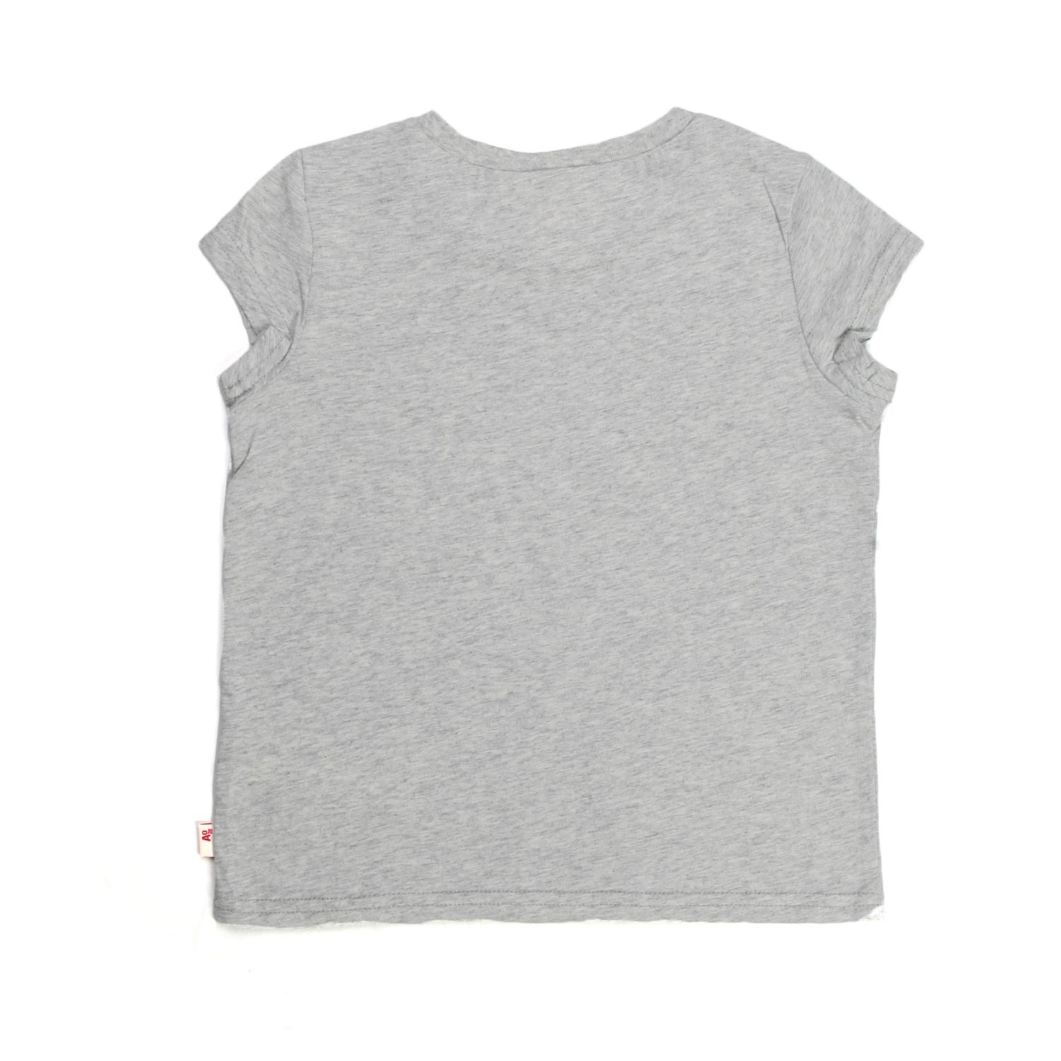 T-SHIRT GRIGIO MELANGE BAMBINA E TEENAGER - annameglio.com abbigliamento moda