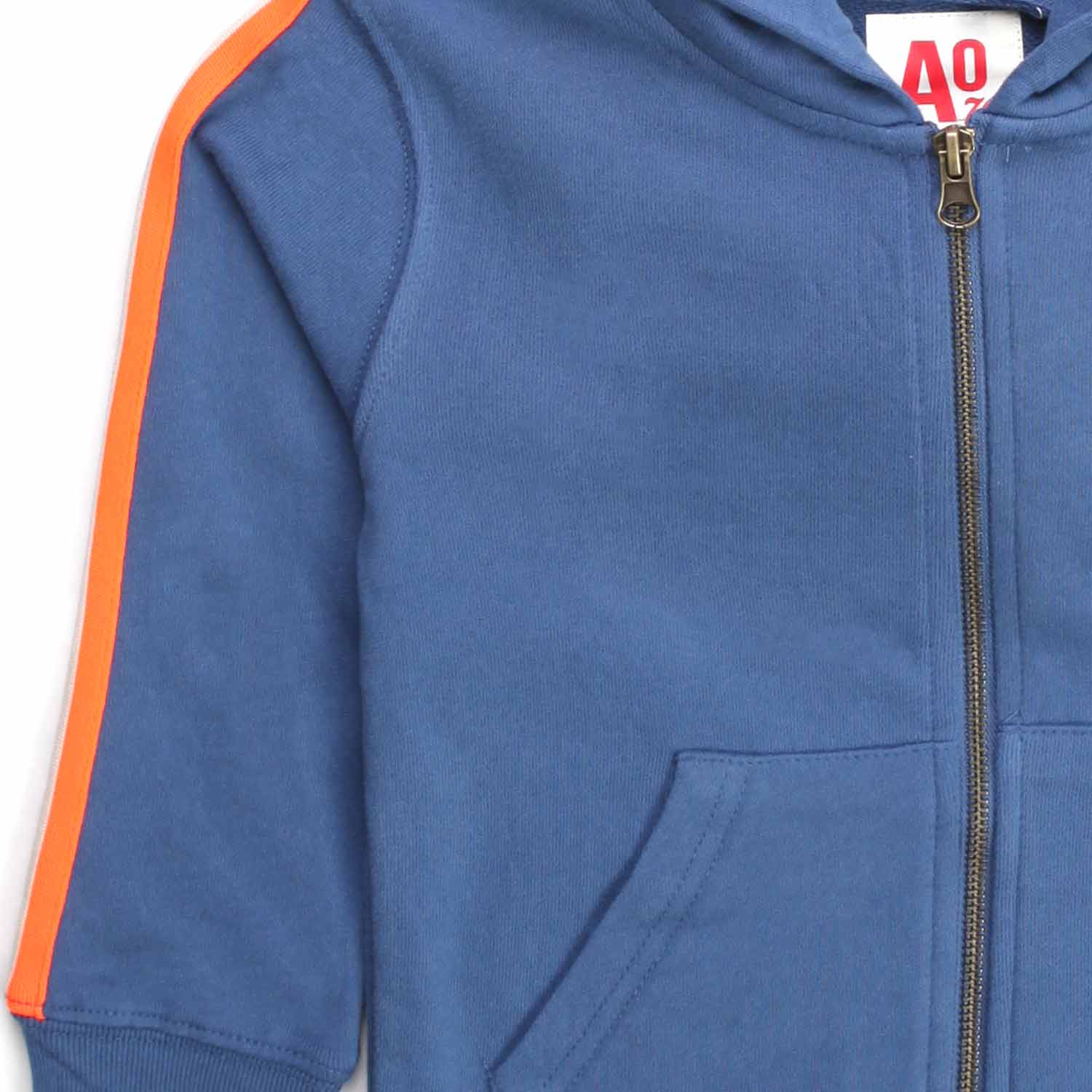 FELPA UNISEX INDACO CON CAPPUCCIO BAMBINO E TEEN - annameglio.com abbigliamento moda