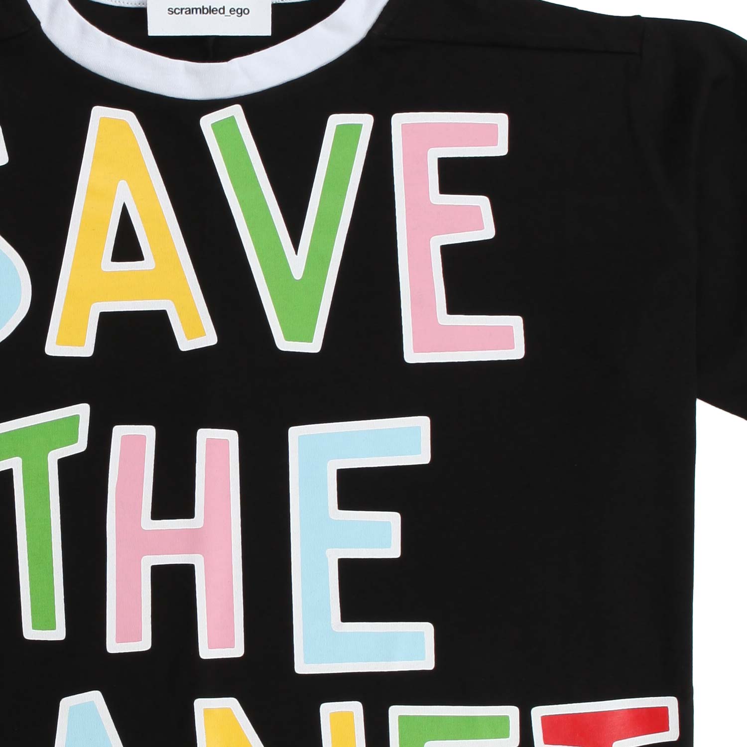 T-SHIRT SAVE THE PLANET BAMBINA - annameglio.com abbigliamento moda