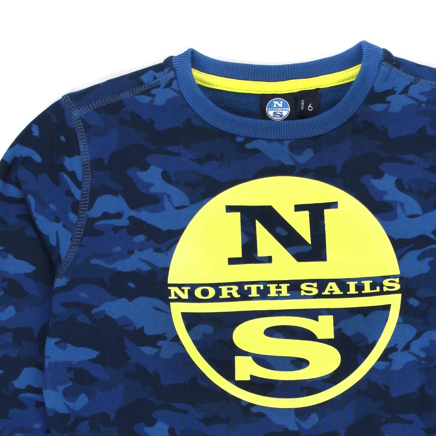 FELPA CAMOUFLAGE BLU BAMBINO E TEENAGER - annameglio.com abbigliamento moda