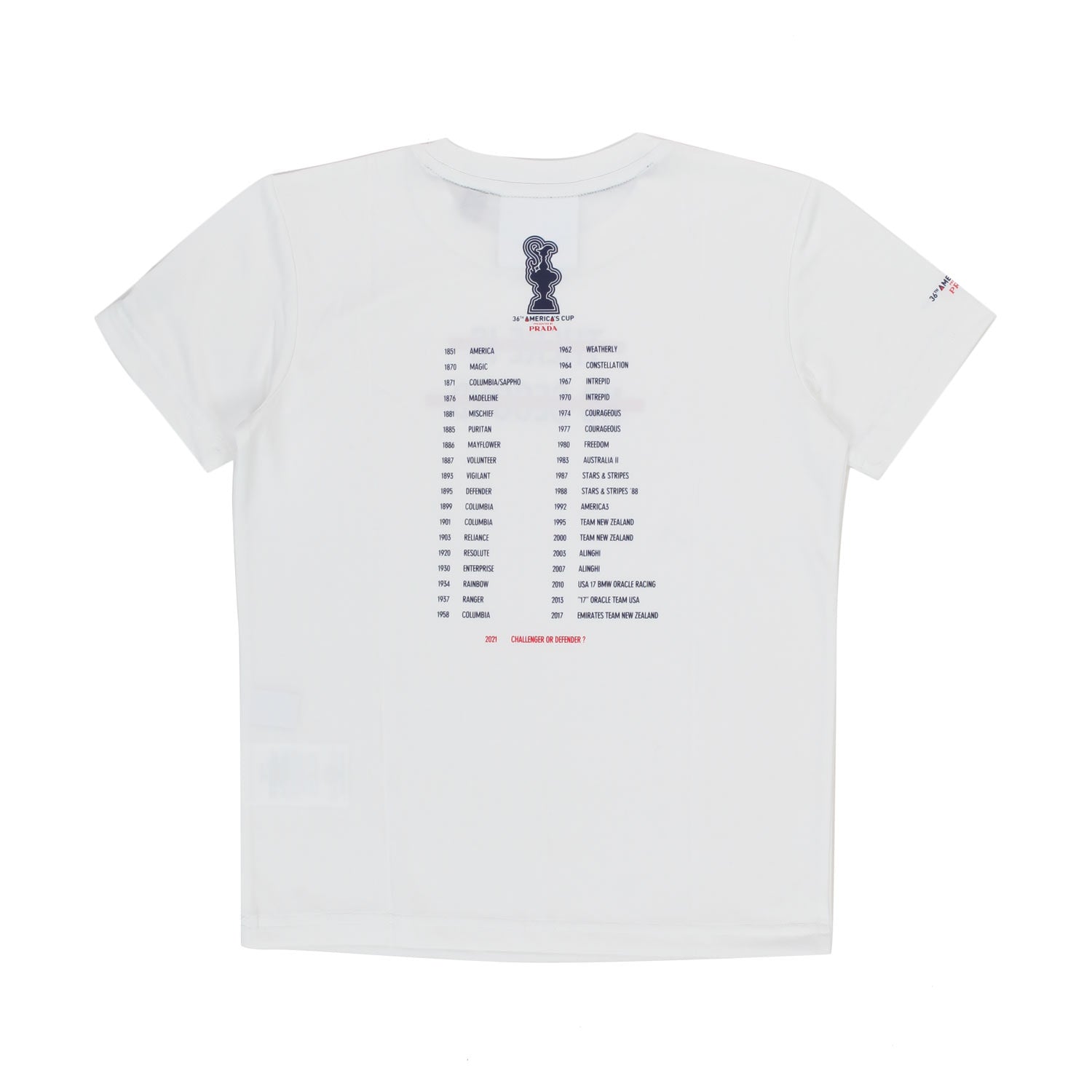 T-SHIRT AMERICA'S CUP BIANCA BAMBINO E TEENAGER - annameglio.com abbigliamento moda