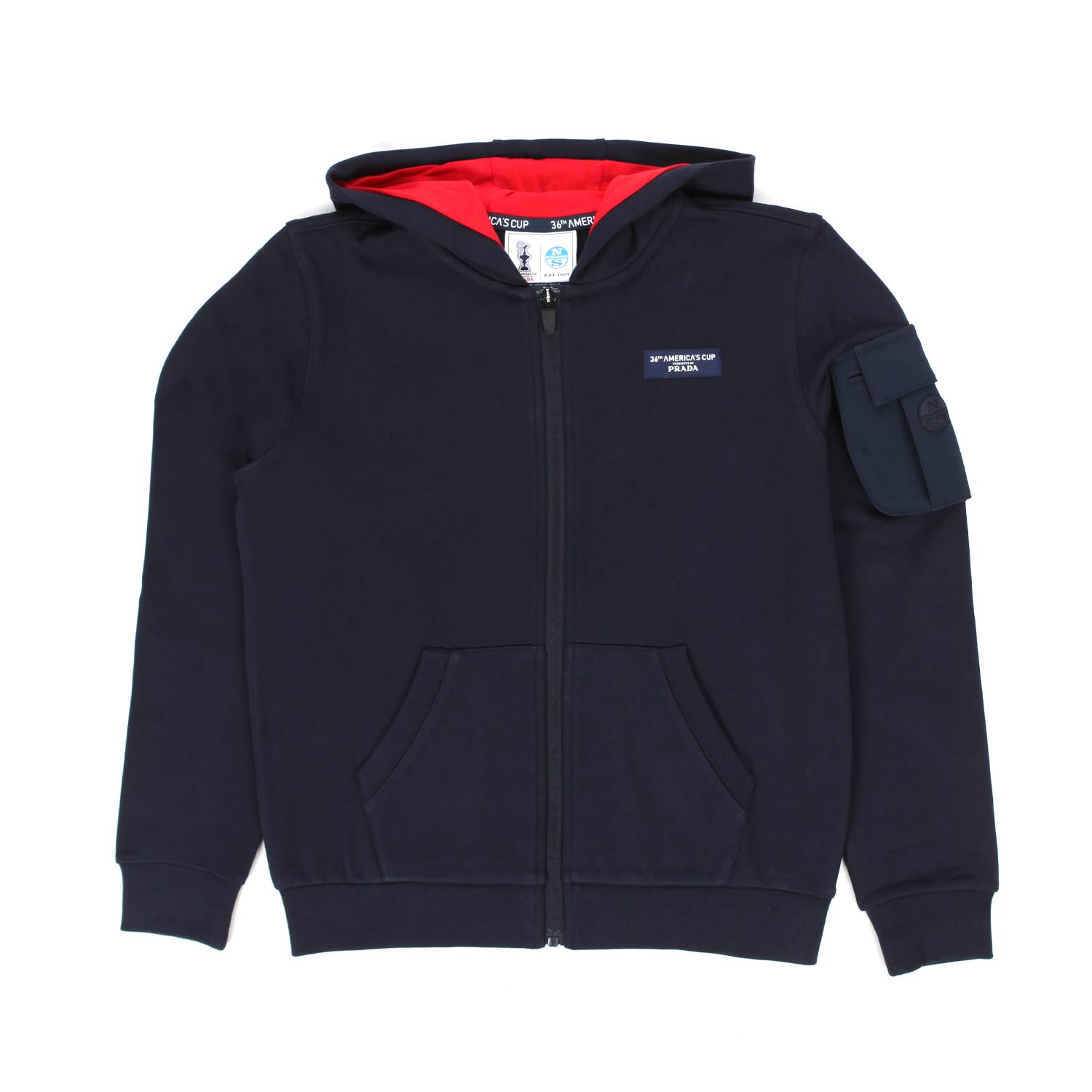 FELPA AMERICA'S CUP BLU BAMBINO E TEENAGER - annameglio.com abbigliamento moda
