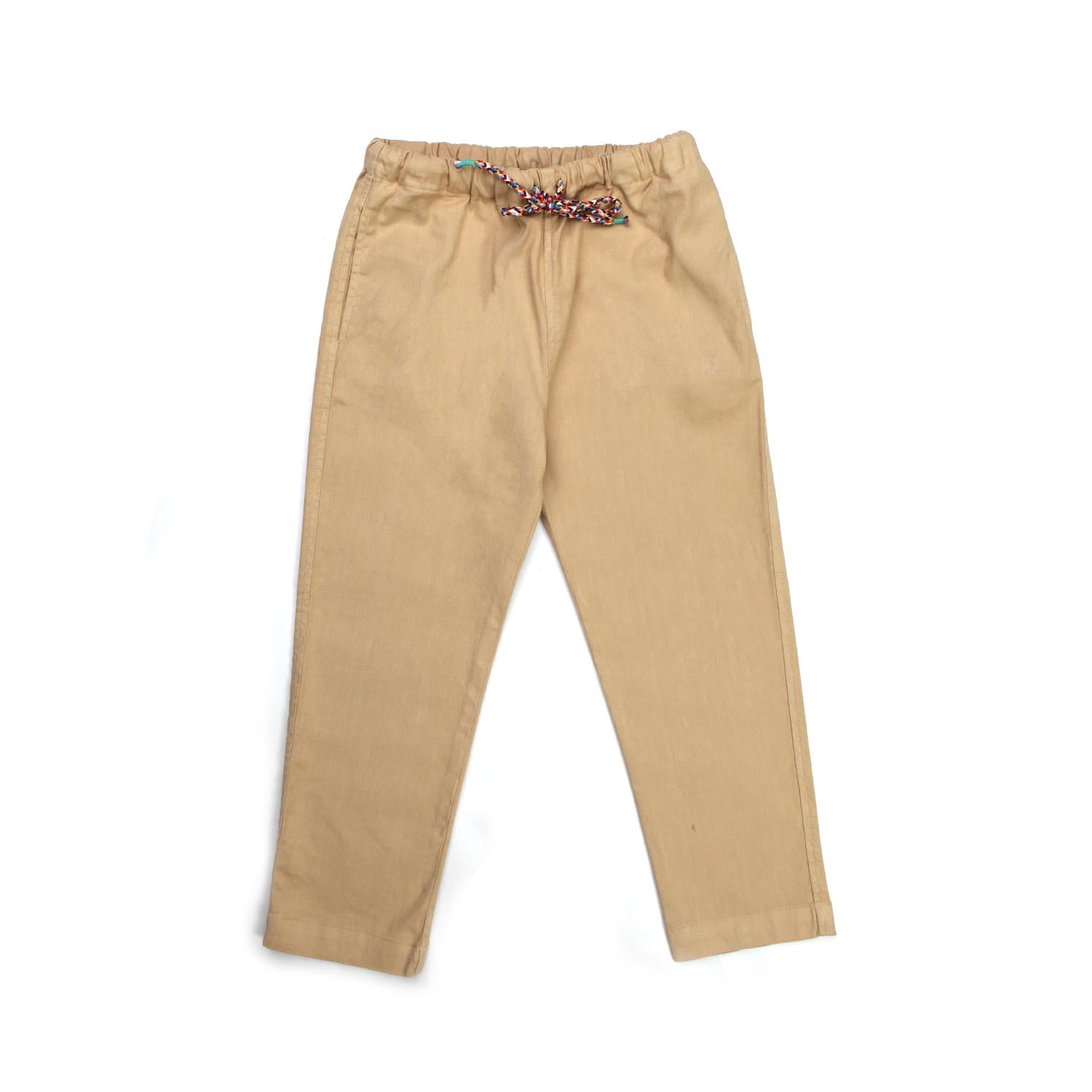 PANTALONE LINO BEIGE BAMBINO E TEENAGER - annameglio.com abbigliamento moda