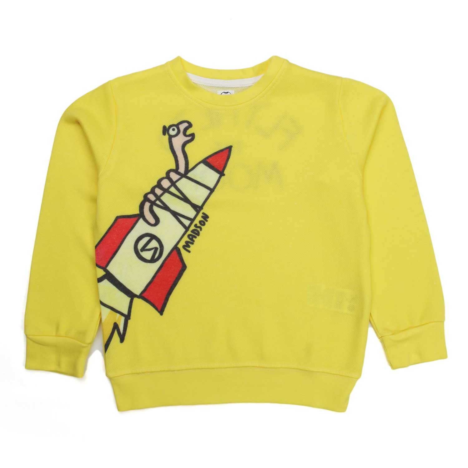 FELPA ROCKET GIALLA BAMBINO - annameglio.com abbigliamento moda