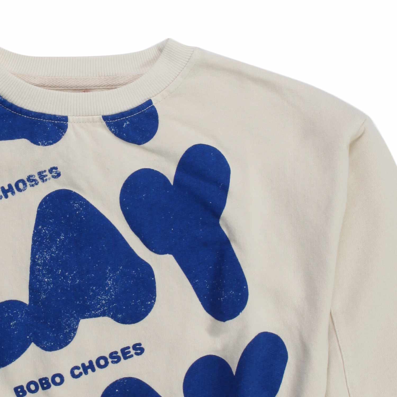 FELPA UNISEX BIANCA E BLU BAMBINO - annameglio.com abbigliamento moda