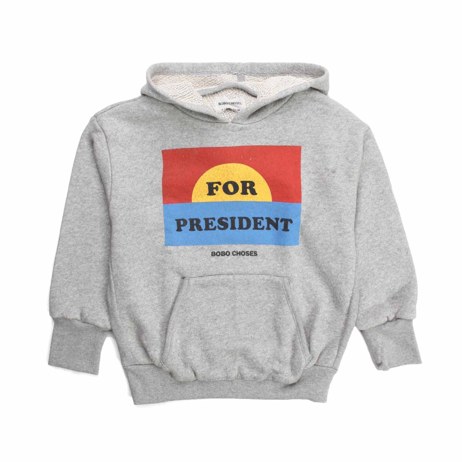 FELPA UNISEX GRIGIA CON CAPPUCCIO BAMBINO - annameglio.com abbigliamento moda