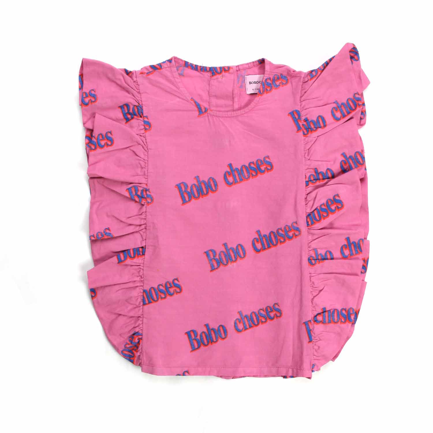 Top Fucsia Bobo Vintage All Over - annameglio.com abbigliamento moda