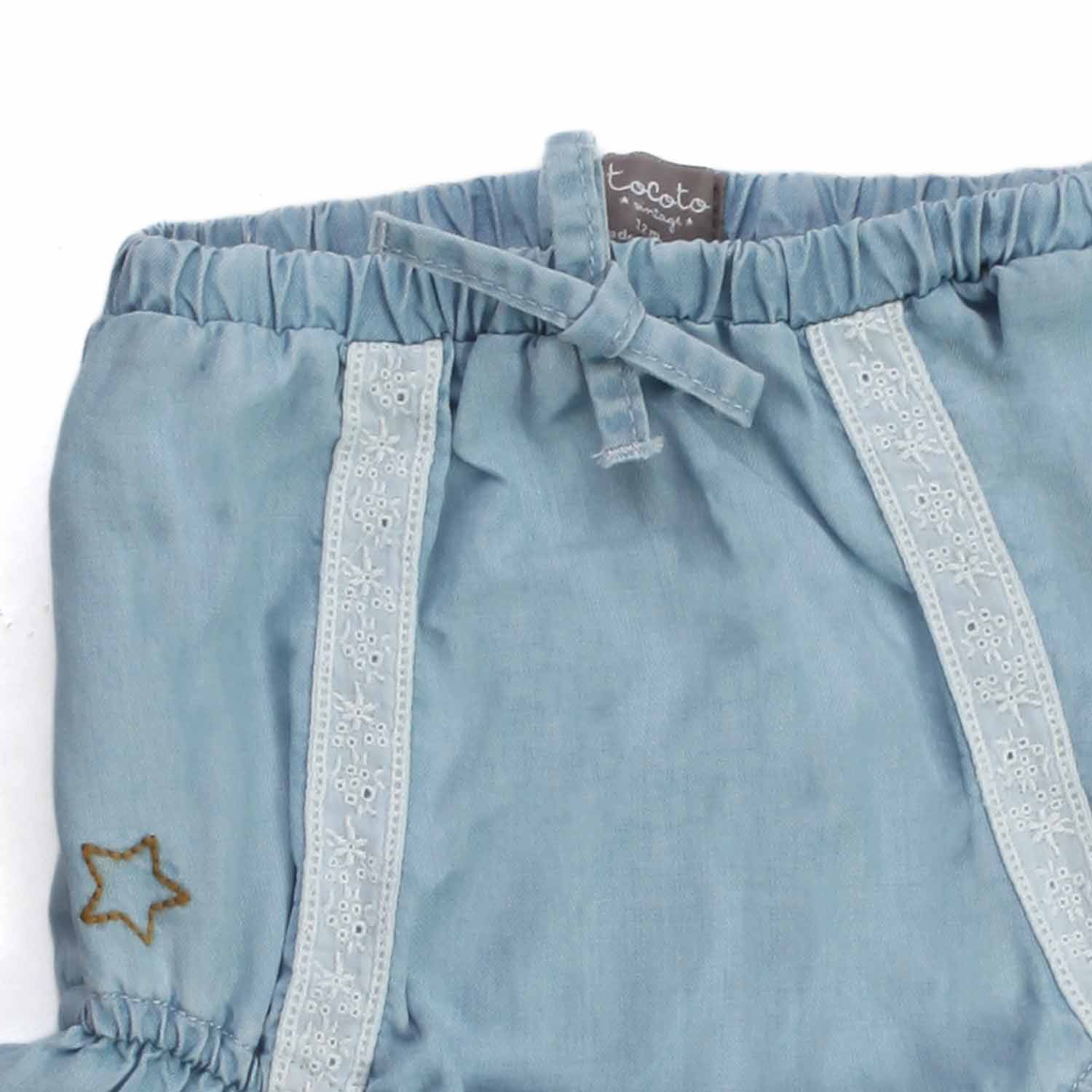 PANTALONCINI CELESTI NEONATA - annameglio.com abbigliamento moda