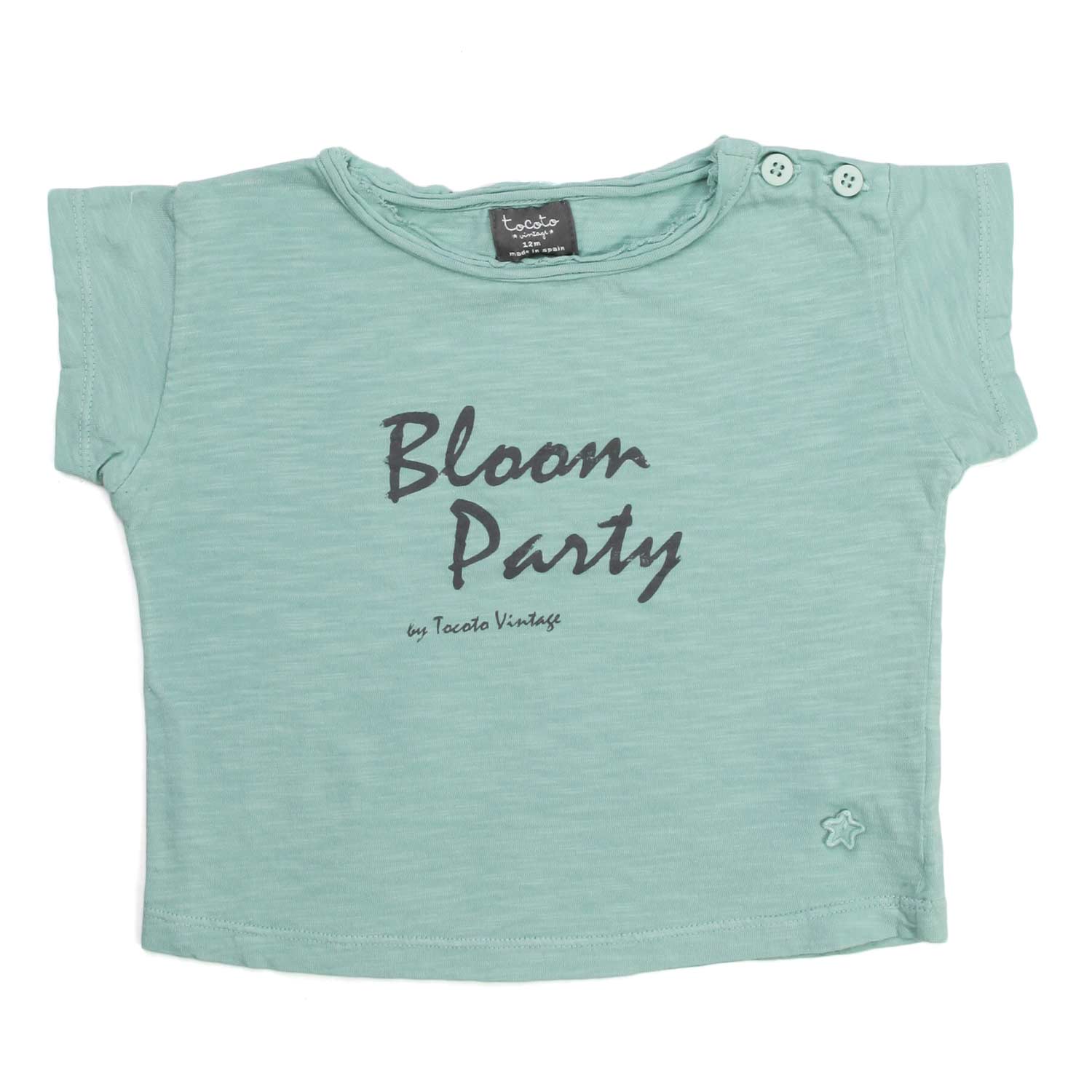 T-SHIRT VERDE ACQUA NEONATA - annameglio.com abbigliamento moda